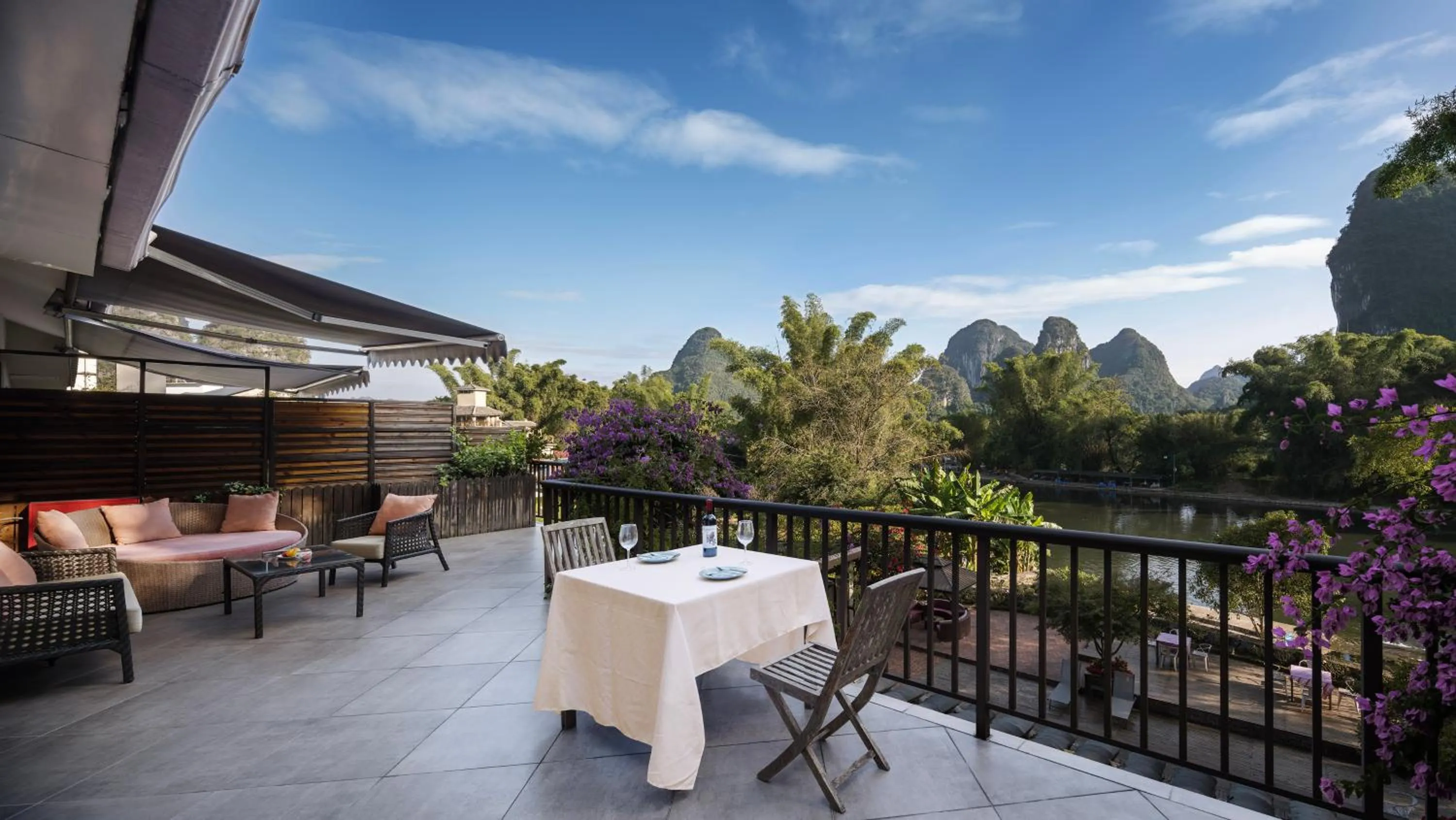 View (from property/room) in Yangshuo The Apsara Lodge