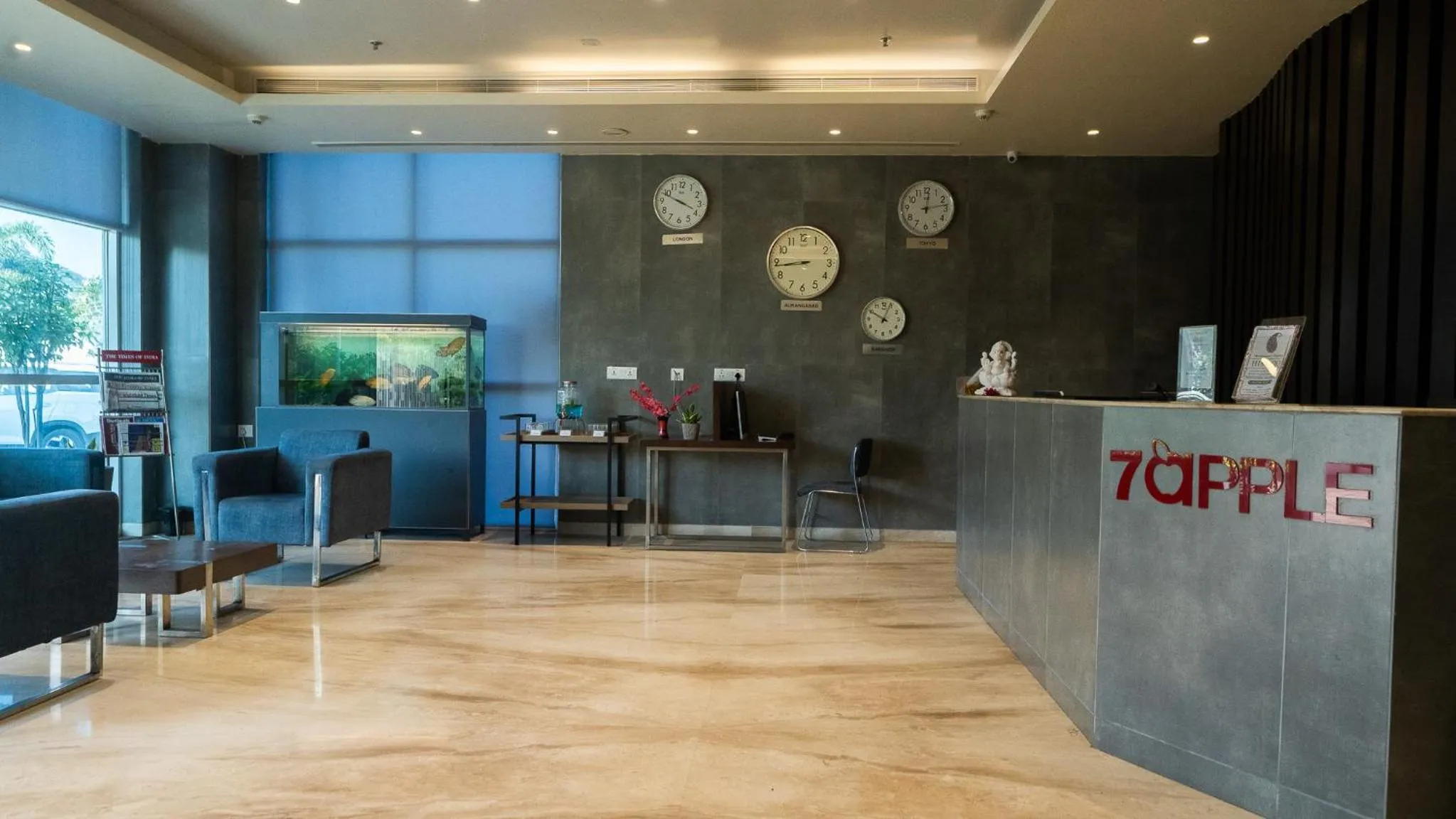Lobby or reception in 7 Apple Hotel Aurangabad