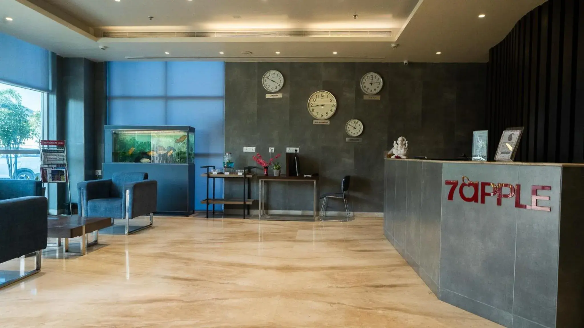 Lobby or reception in 7 Apple Hotel Aurangabad Lobby or reception in 7 Apple Hotel Aurangabad