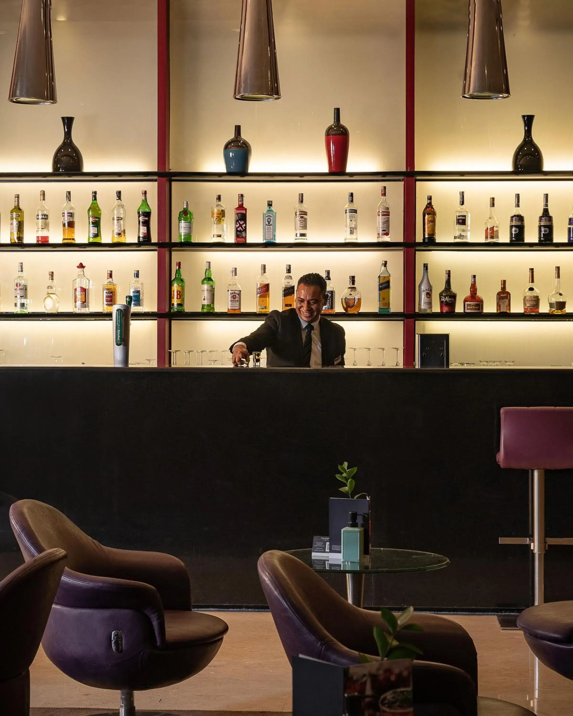 Lounge or bar in Steigenberger Hotel El Tahrir Cairo Lounge or bar in Steigenberger Hotel El Tahrir Cairo