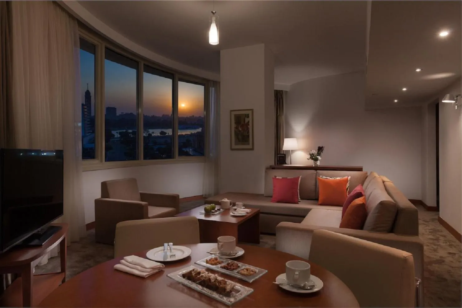 Living room in Steigenberger Hotel El Tahrir Cairo