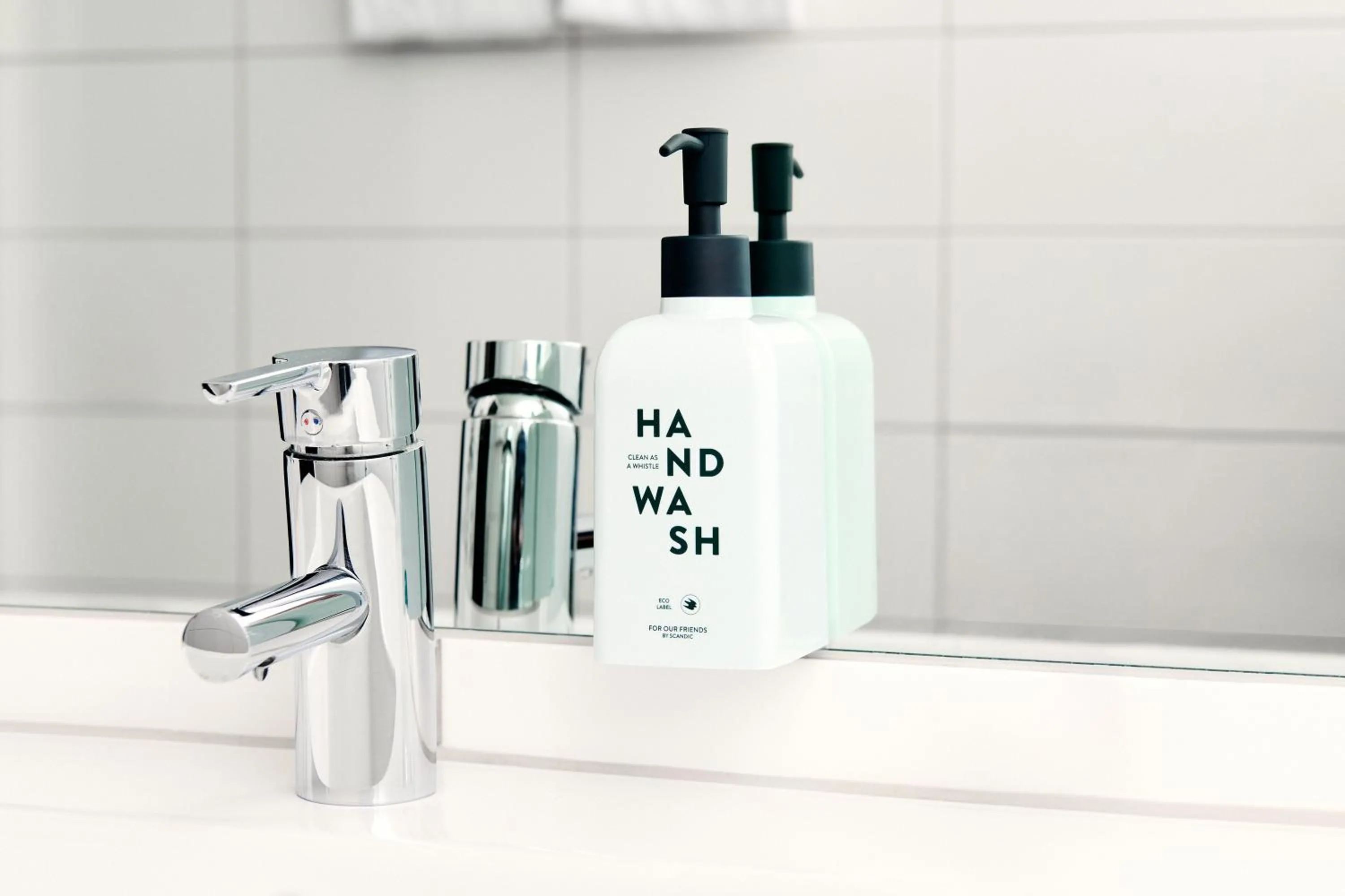 Bathroom in Scandic Veromies