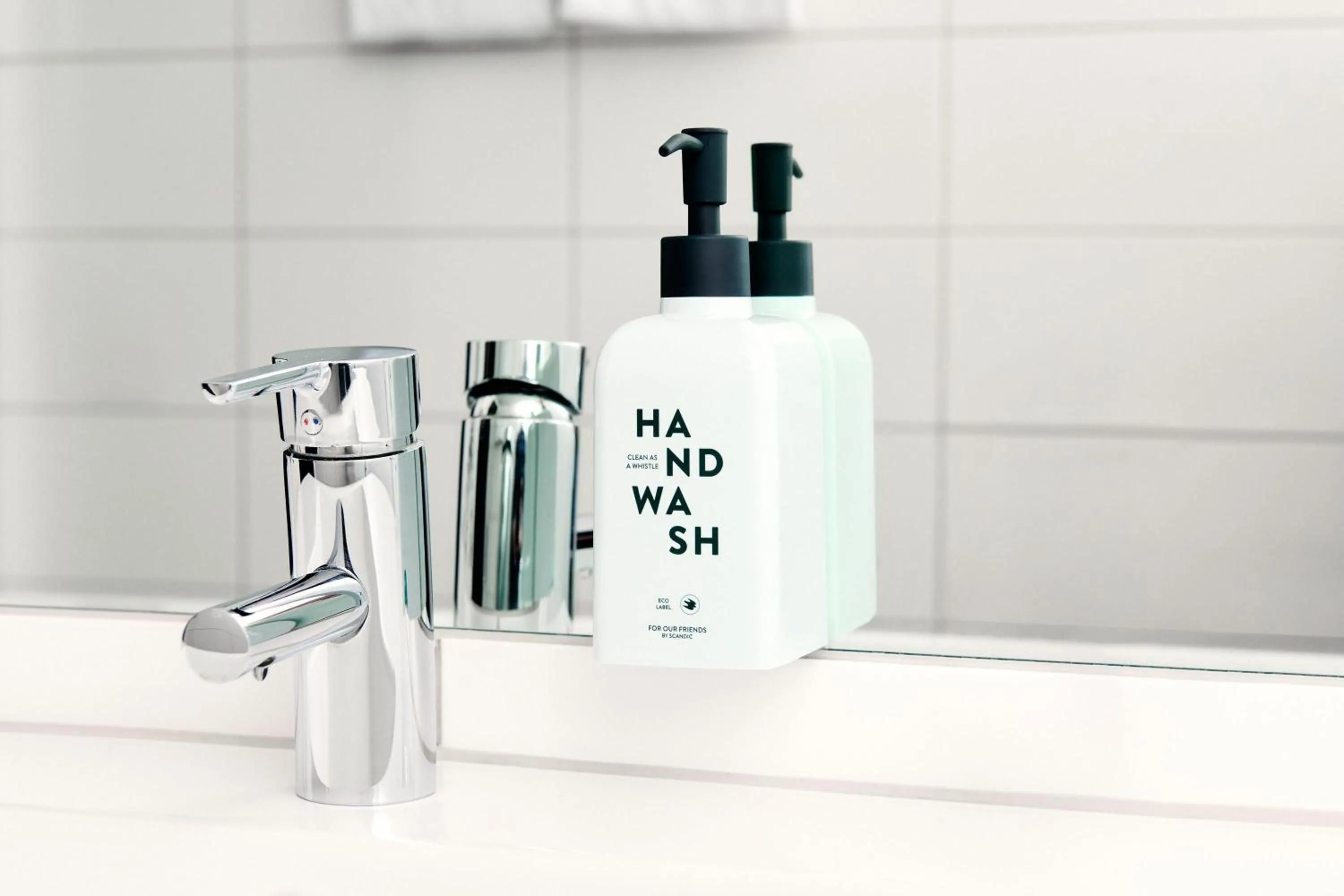 Bathroom in Scandic Veromies