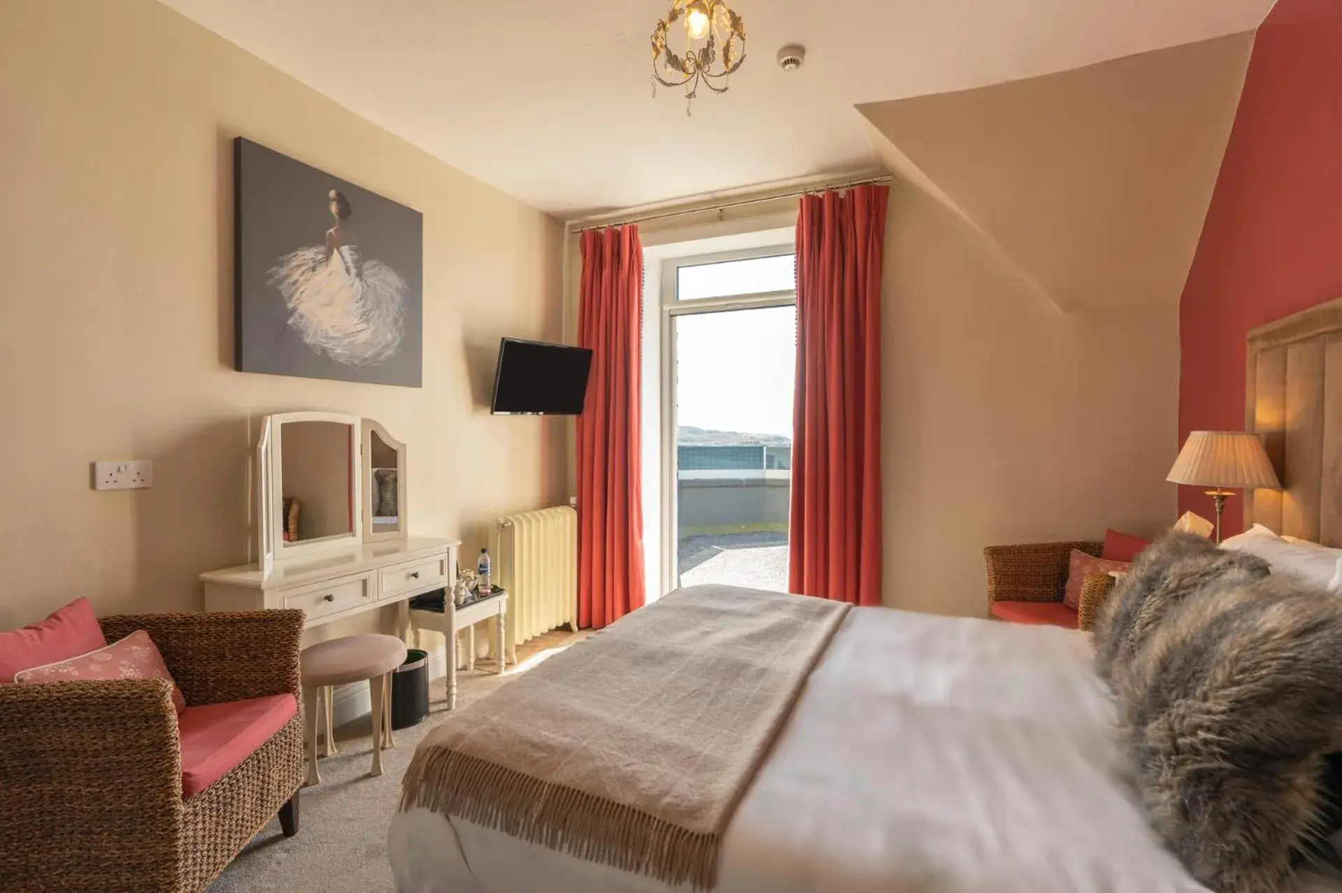 Main House Sea View Room with Balcony in Loch Melfort Hotel Main House Sea View Room with Balcony in Loch Melfort Hotel