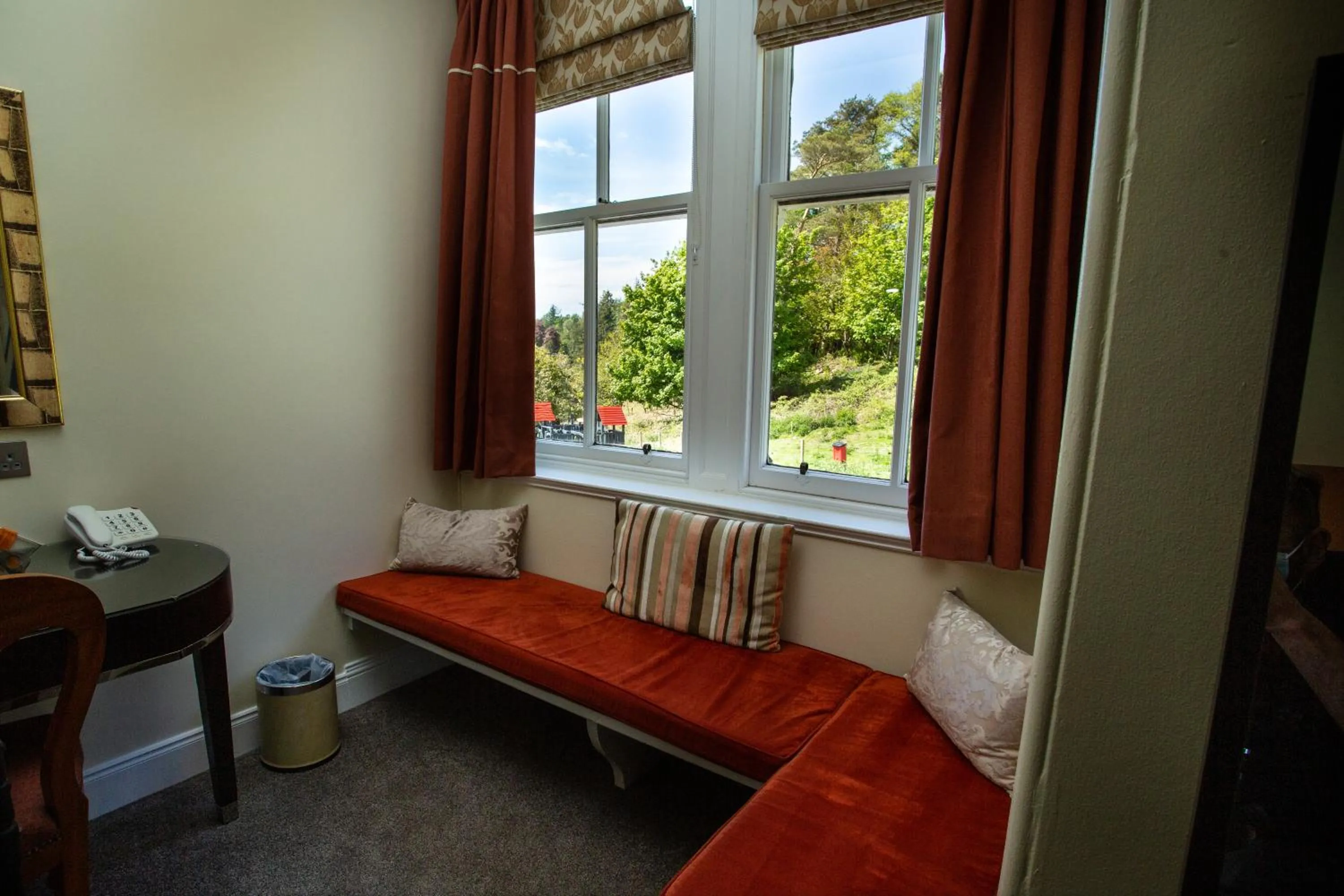 Seating area in Loch Melfort Hotel