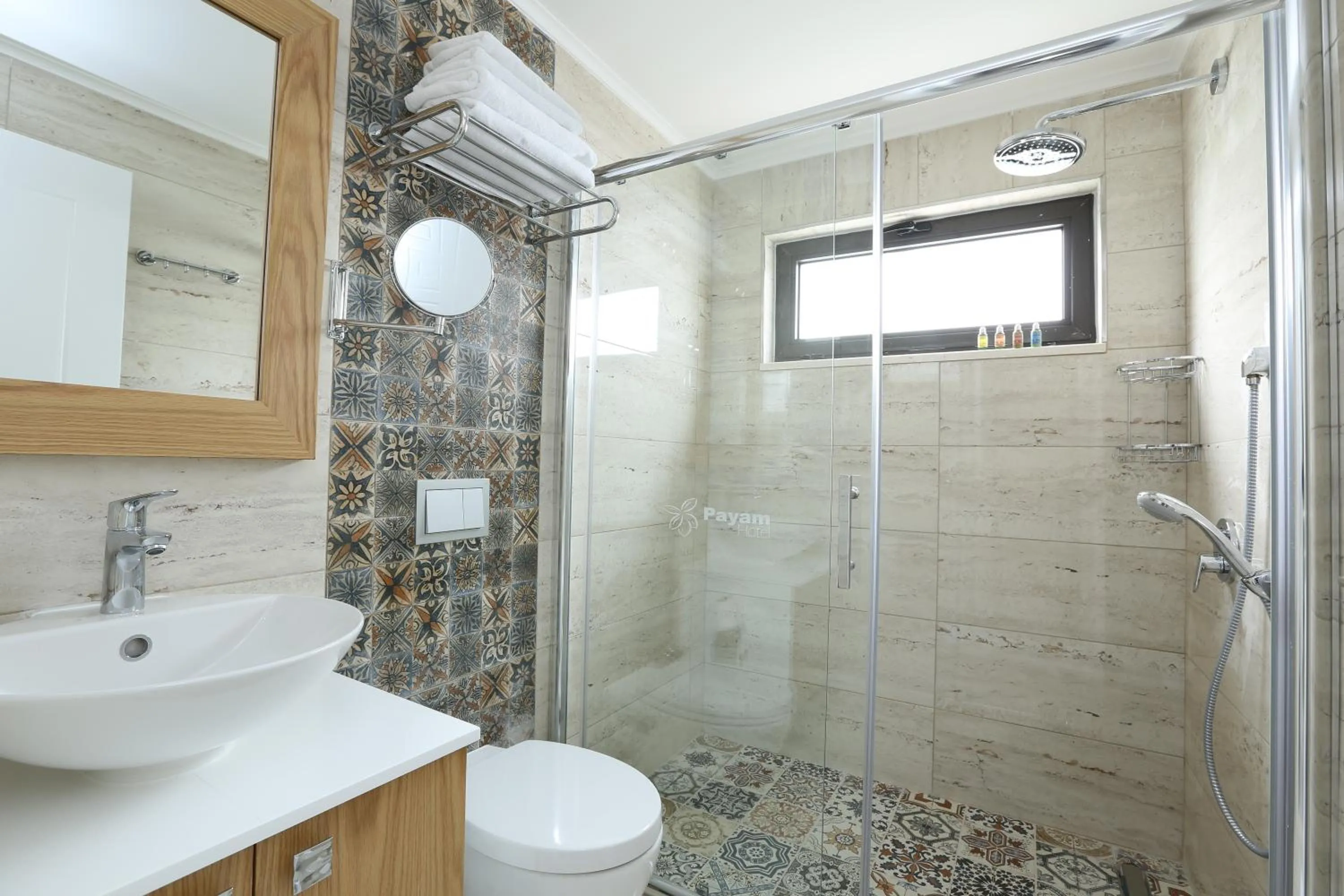 Bathroom in Payam Hotel