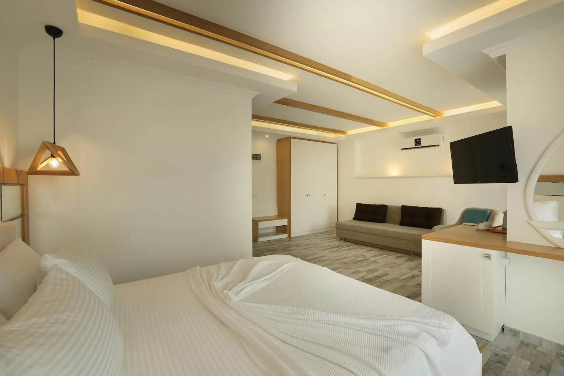 Decorative detail, Bed in Payam Hotel