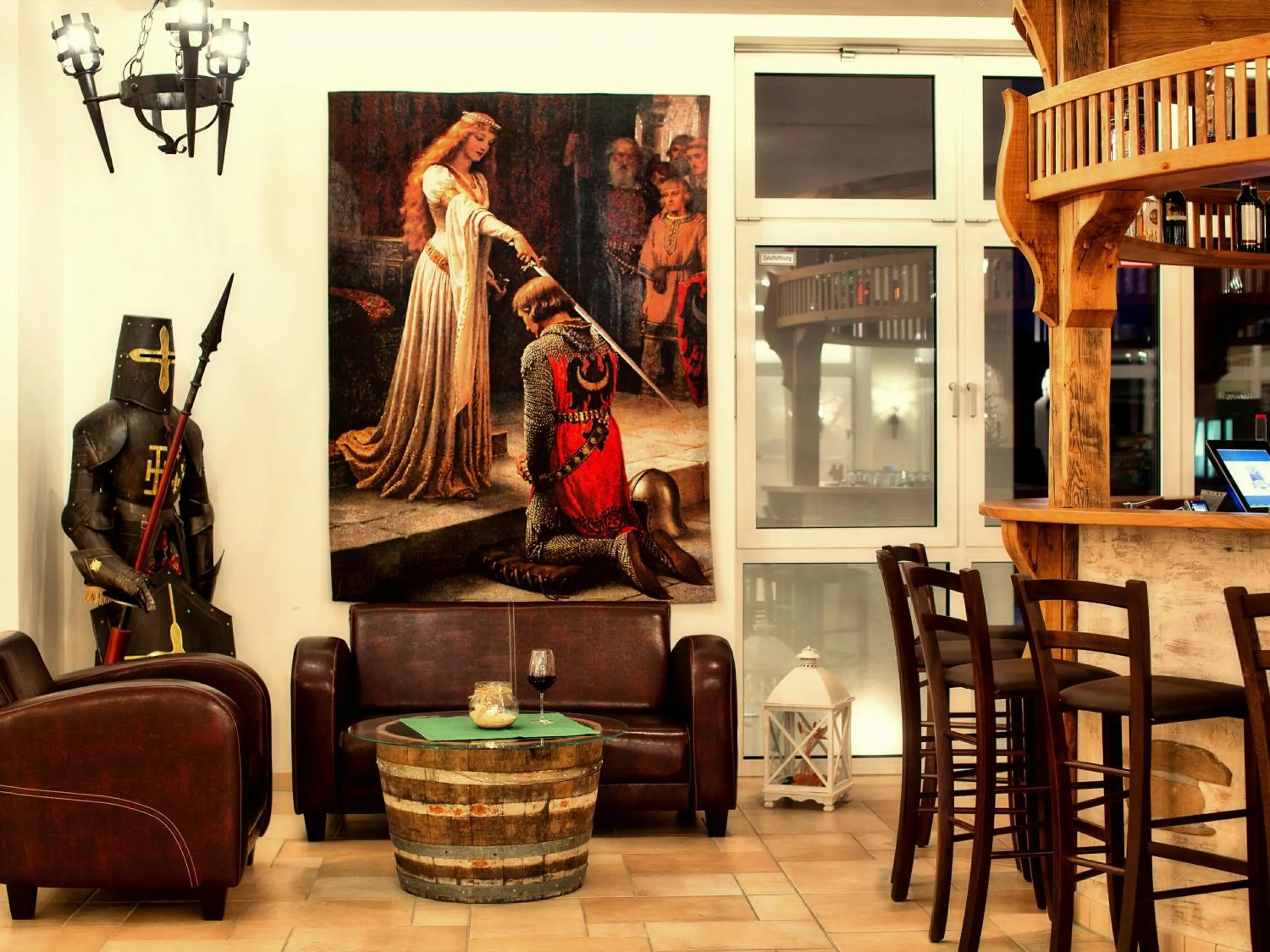 Lobby or reception in Hasseröder Burghotel