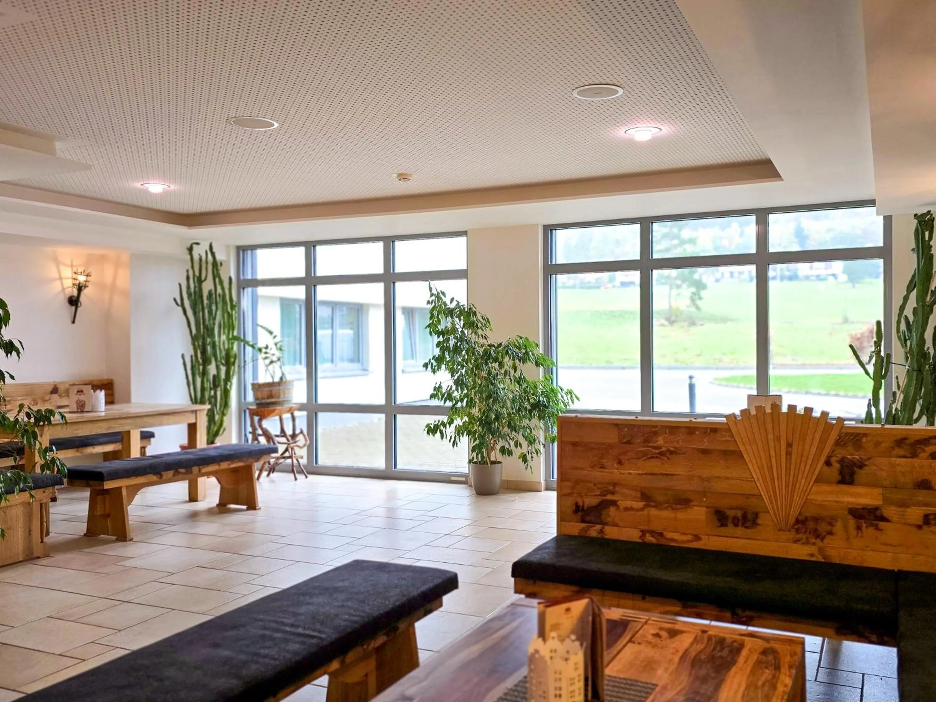 Lobby or reception in Hasseröder Burghotel