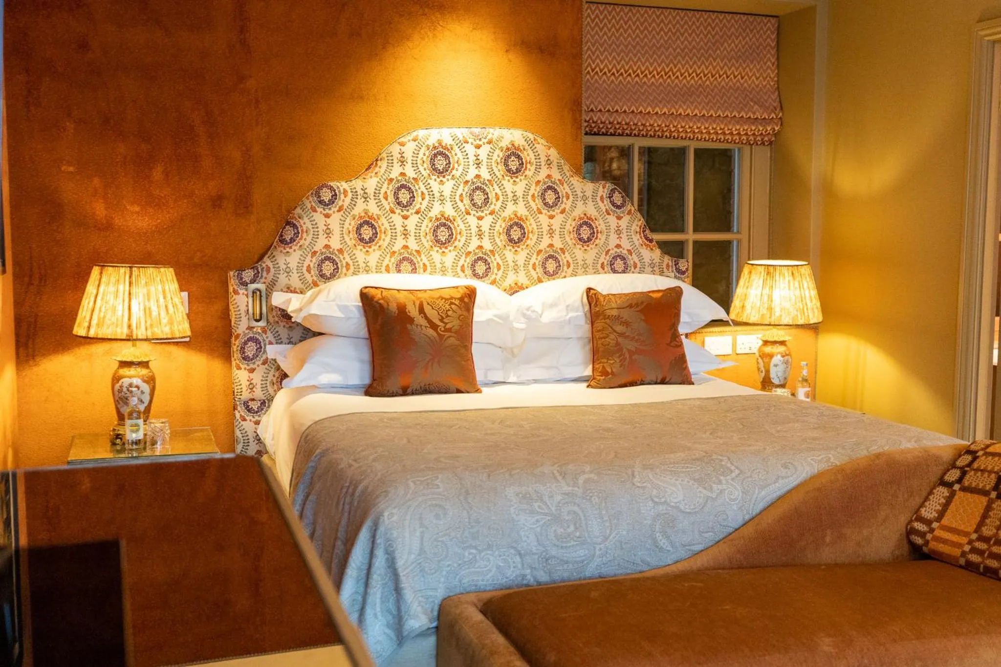Bedroom, Bed in Bishopstrow Hotel and Spa - Small Luxury Hotels of the World