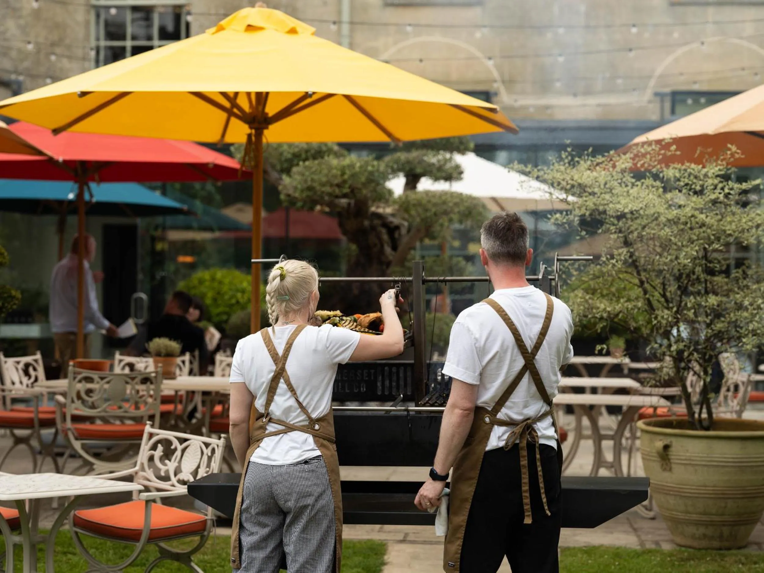 Balcony/Terrace in Bishopstrow Hotel and Spa - Small Luxury Hotels of the World