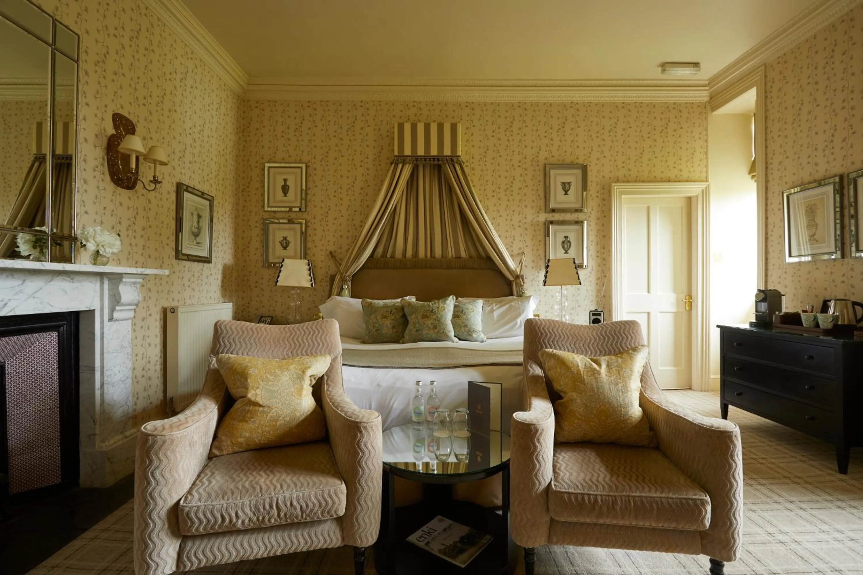 Bedroom in The Slaughters Manor House