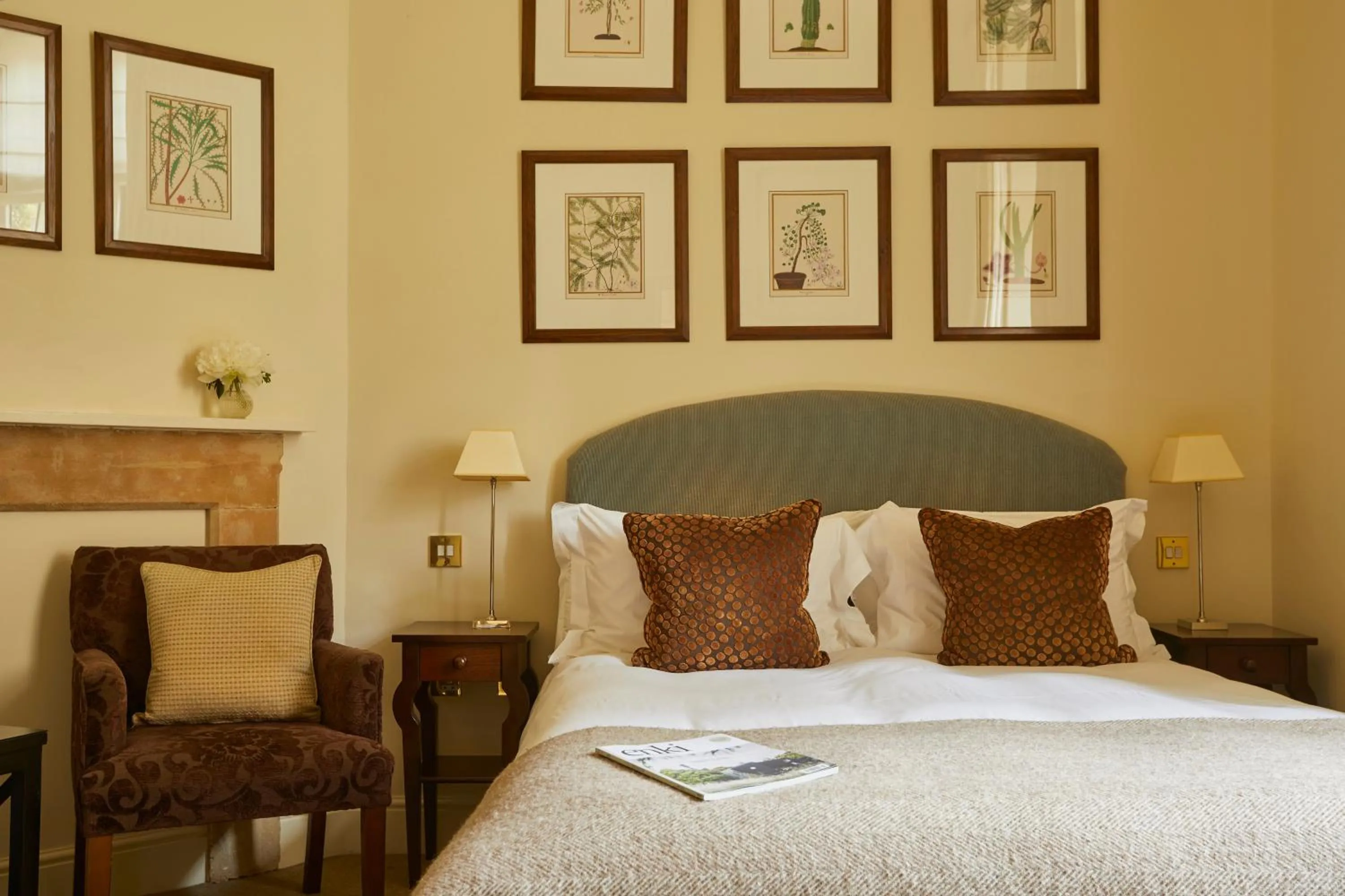 Bedroom, Bed in The Slaughters Manor House