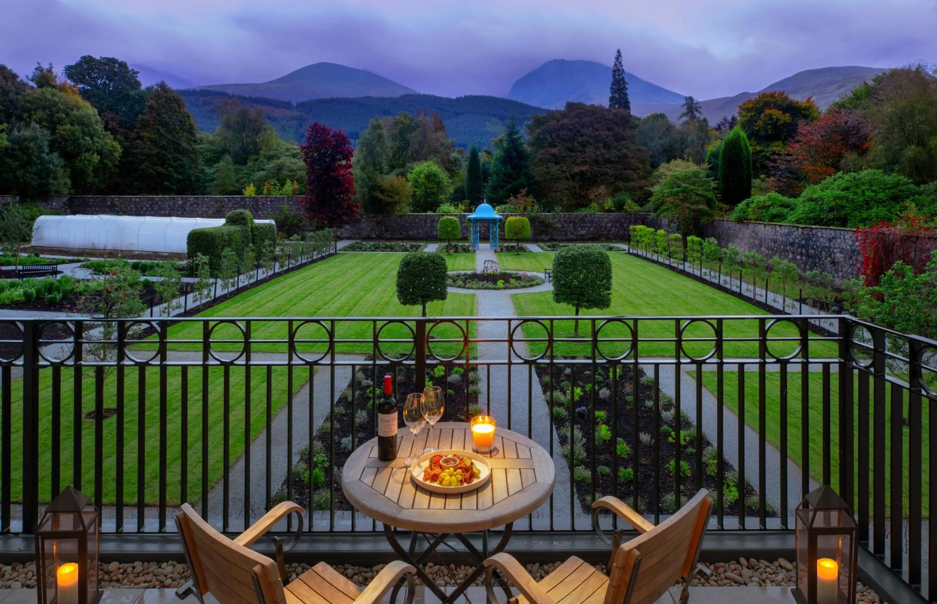 Balcony/Terrace in Inverlochy Castle Hotel