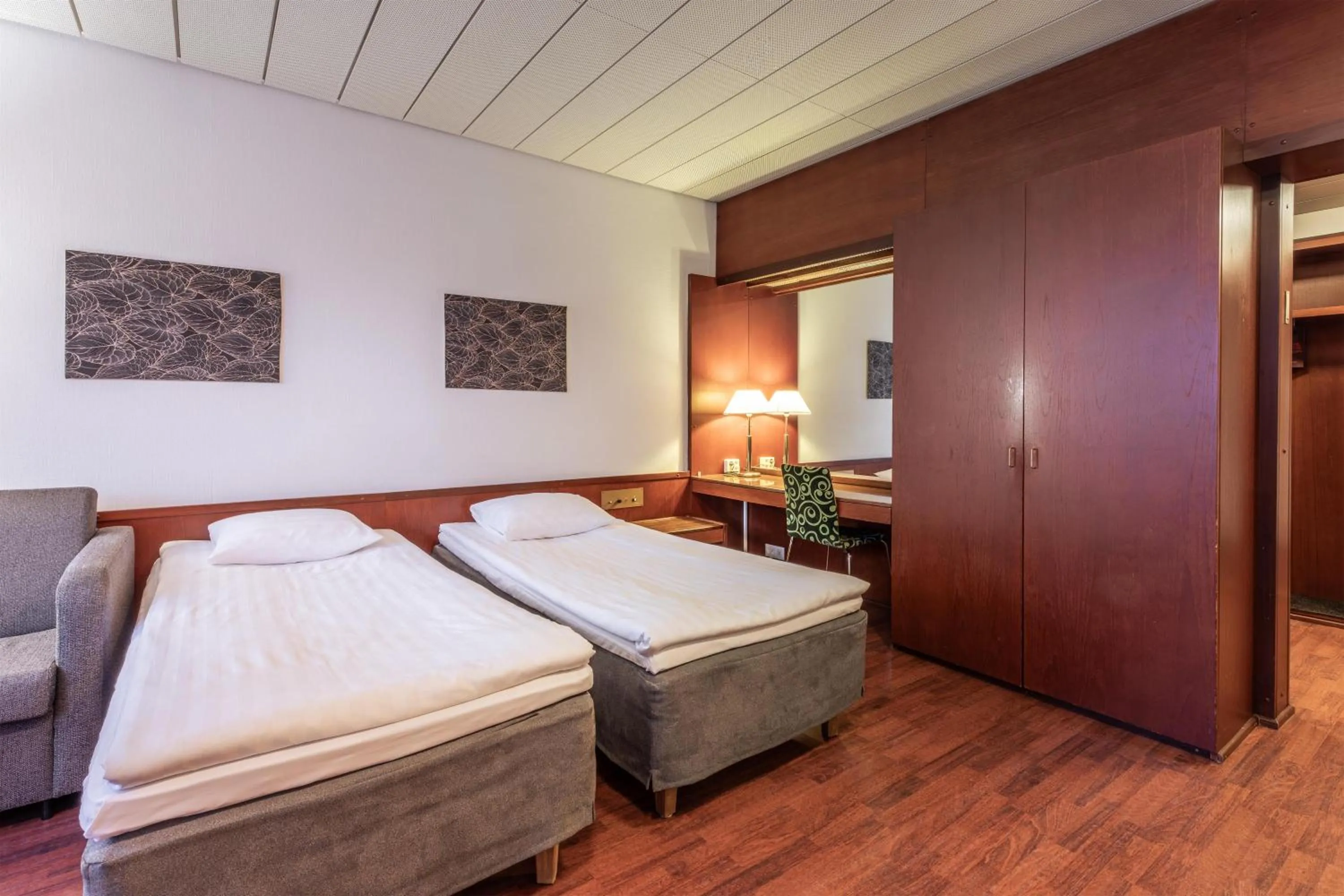 Bedroom, Bed in Scandic Polar