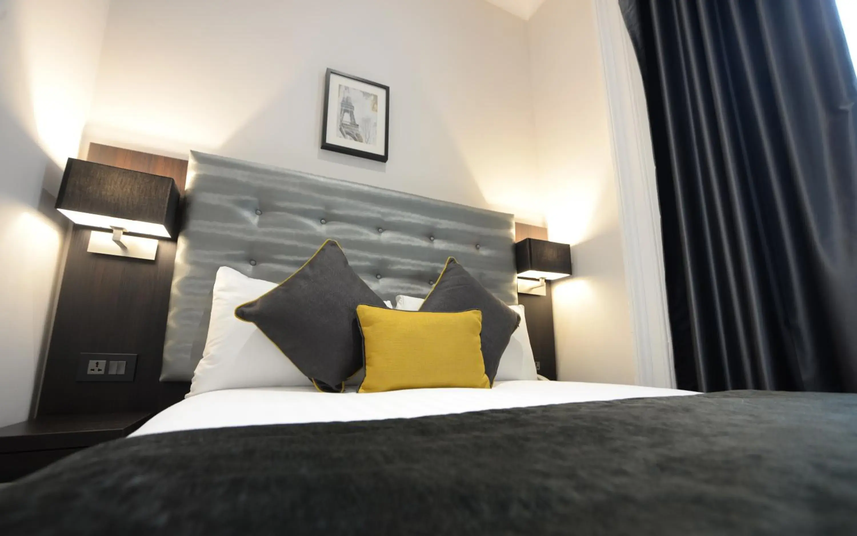 Decorative detail, Bed in The 29 London Decorative detail, Bed in The 29 London