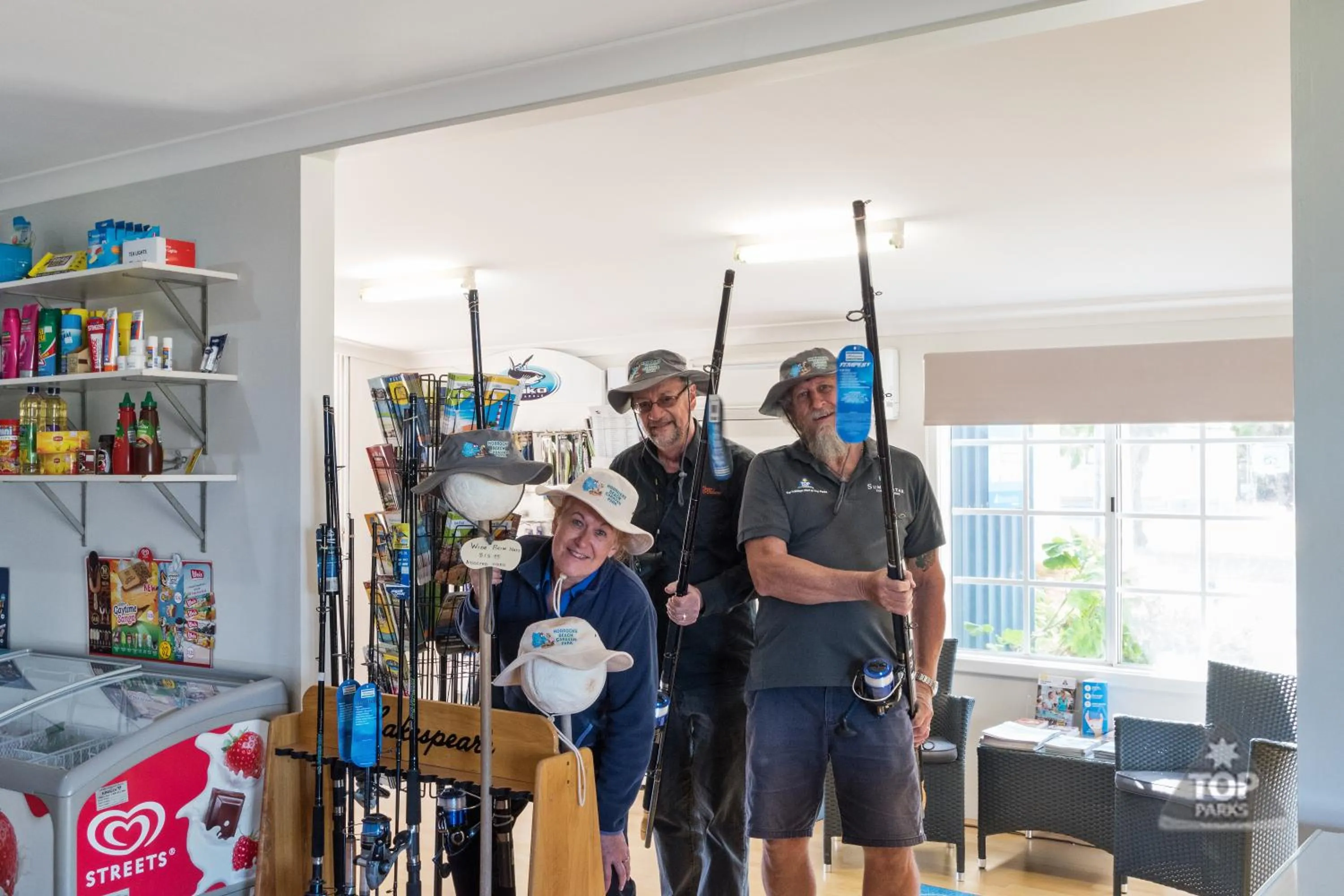 Staff in Horrocks Beach Caravan Park