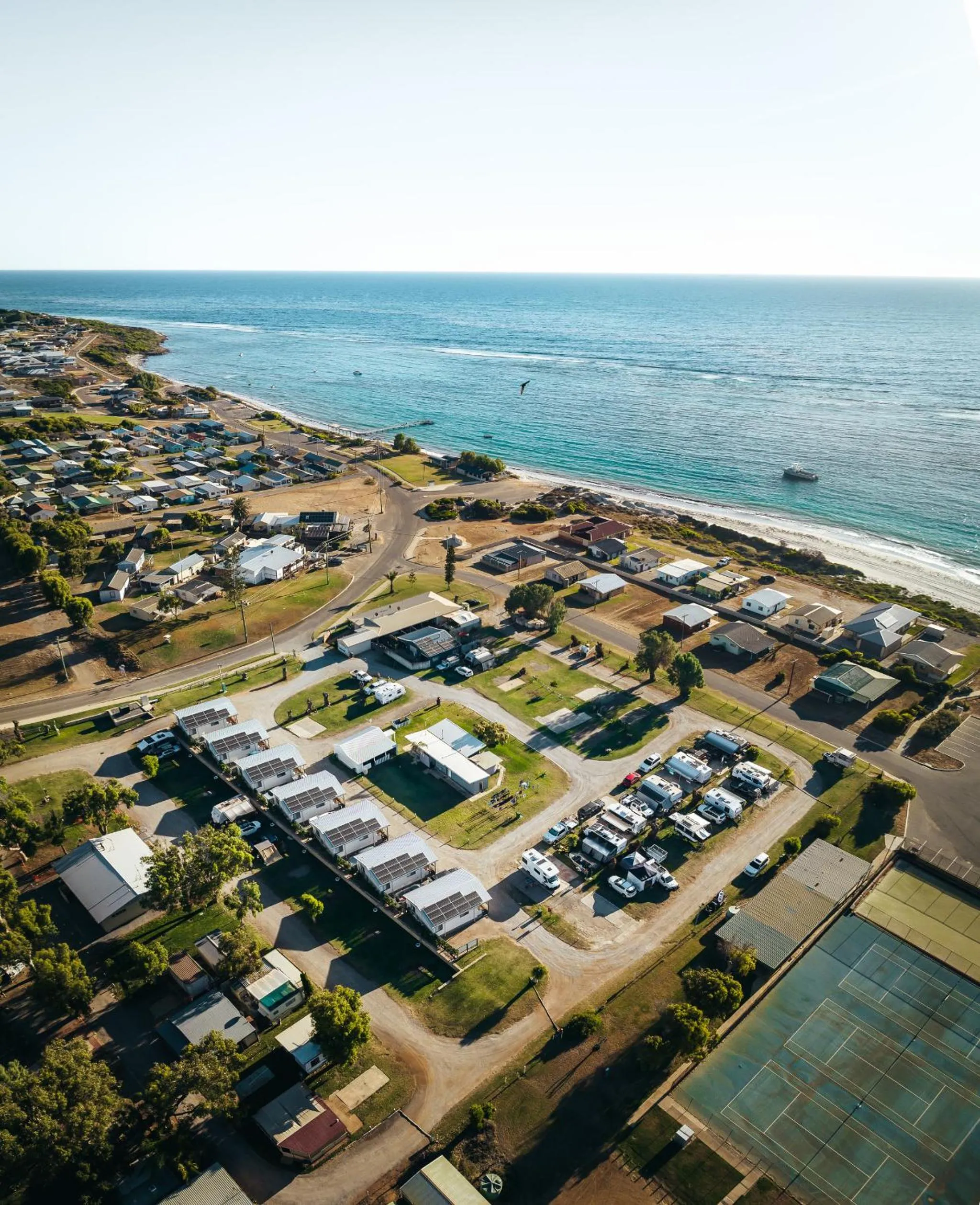 Natural landscape in Horrocks Beach Caravan Park