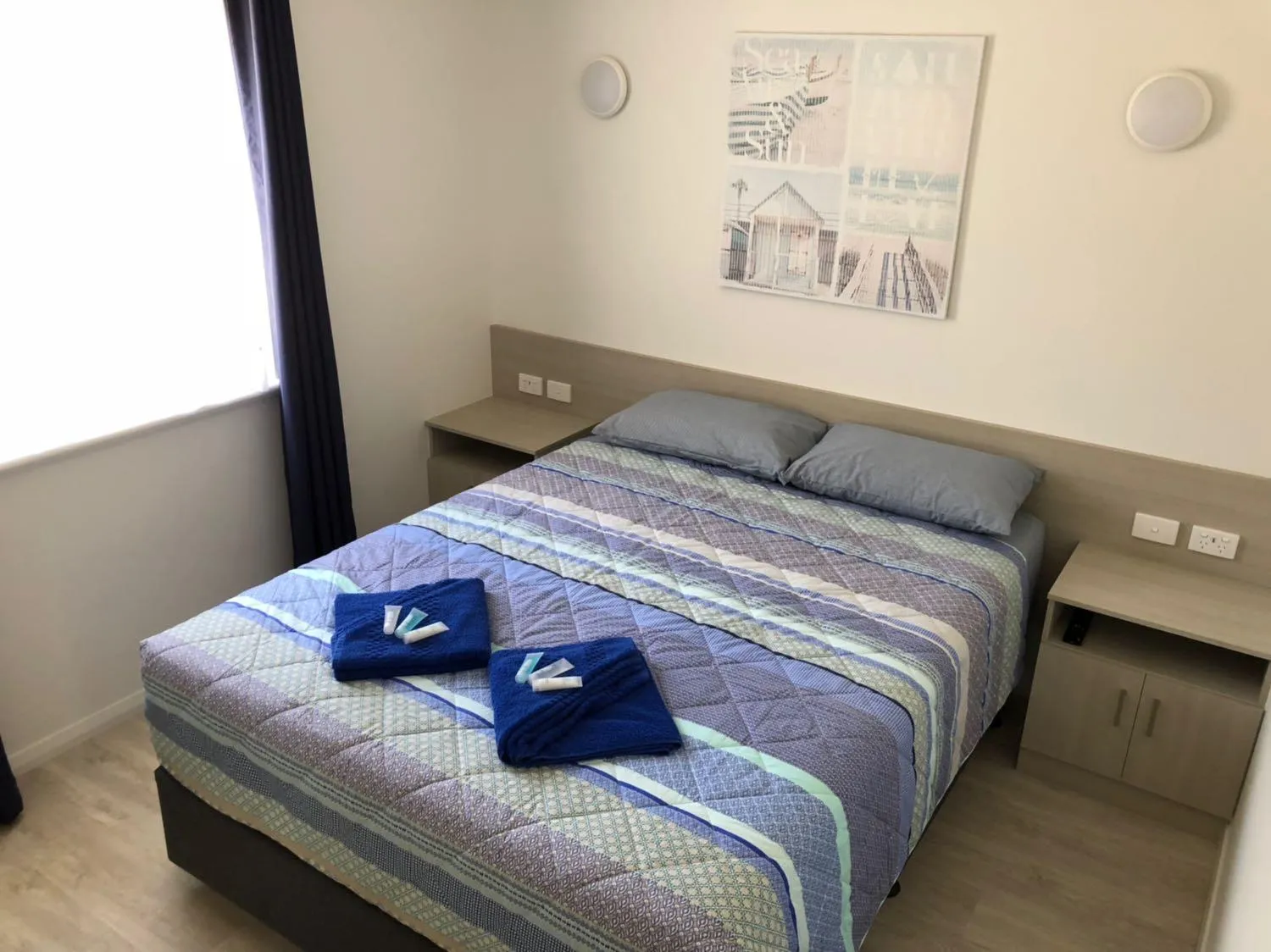 Bedroom, Bed in Horrocks Beach Caravan Park