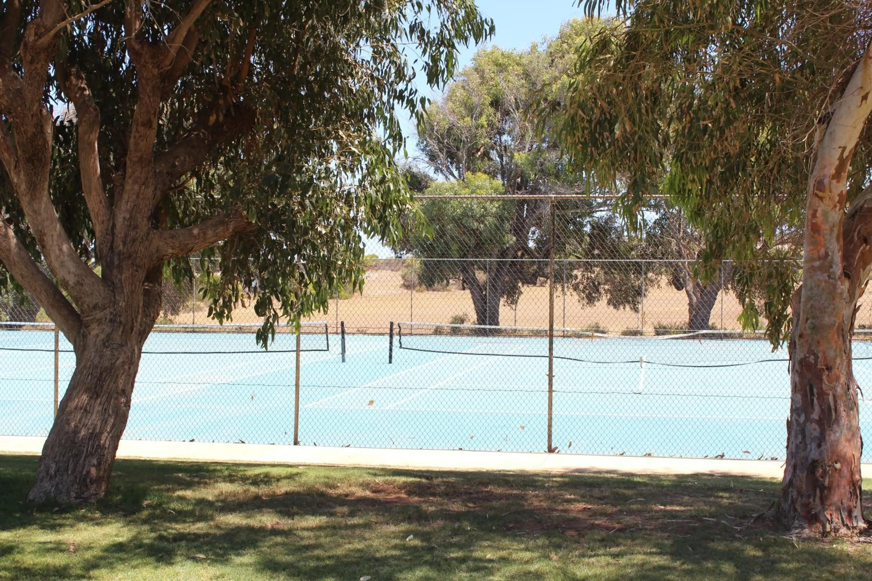 Tennis court in Horrocks Beach Caravan Park
