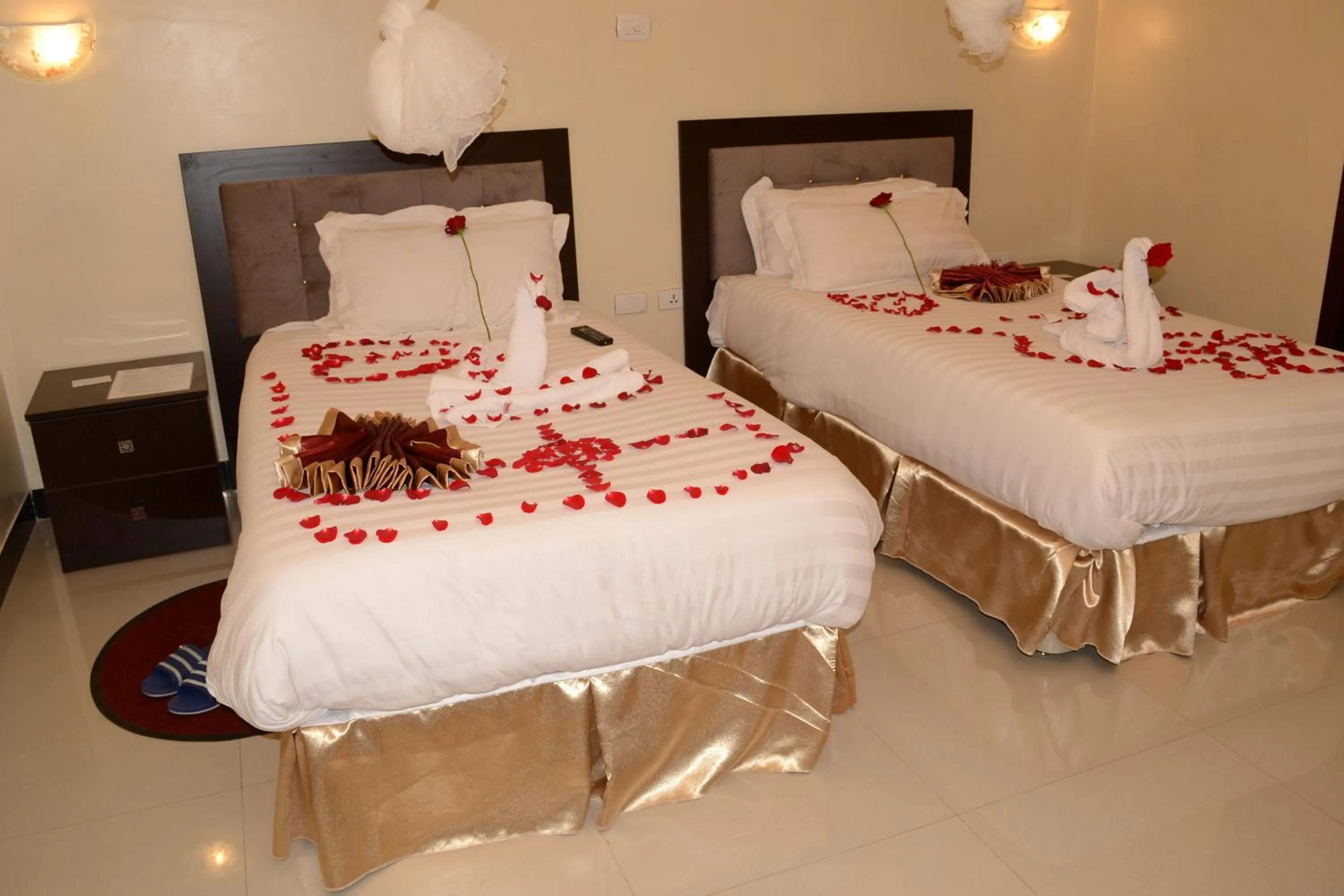 Bed in Lakemark Hotel and Tour Service Bahir Dar
