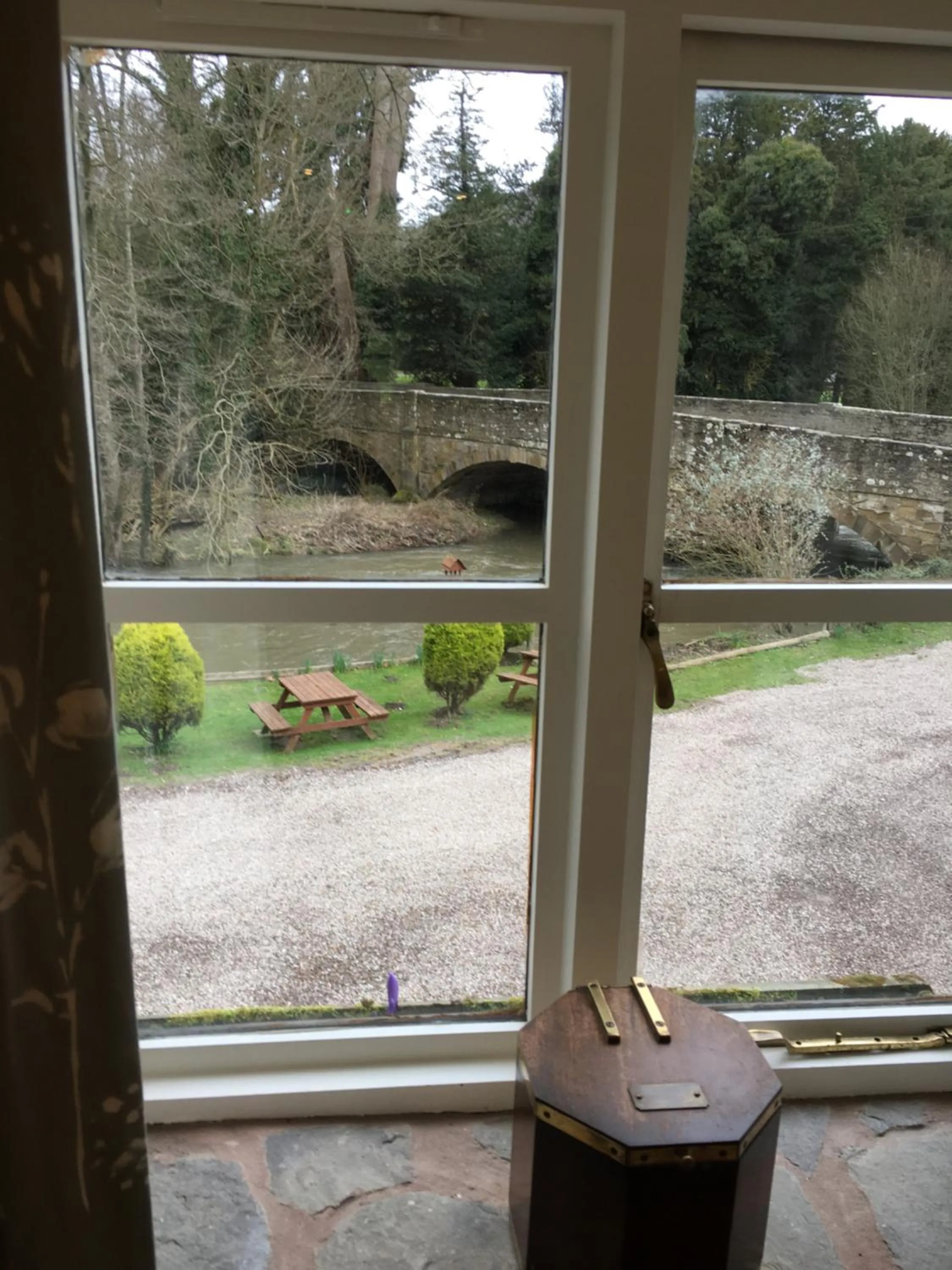 River view in Riverside Inn, Aymestrey