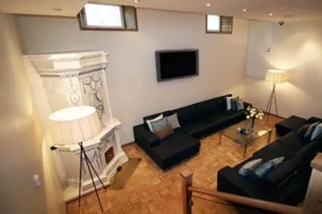 Seating area in Hotel Homeland