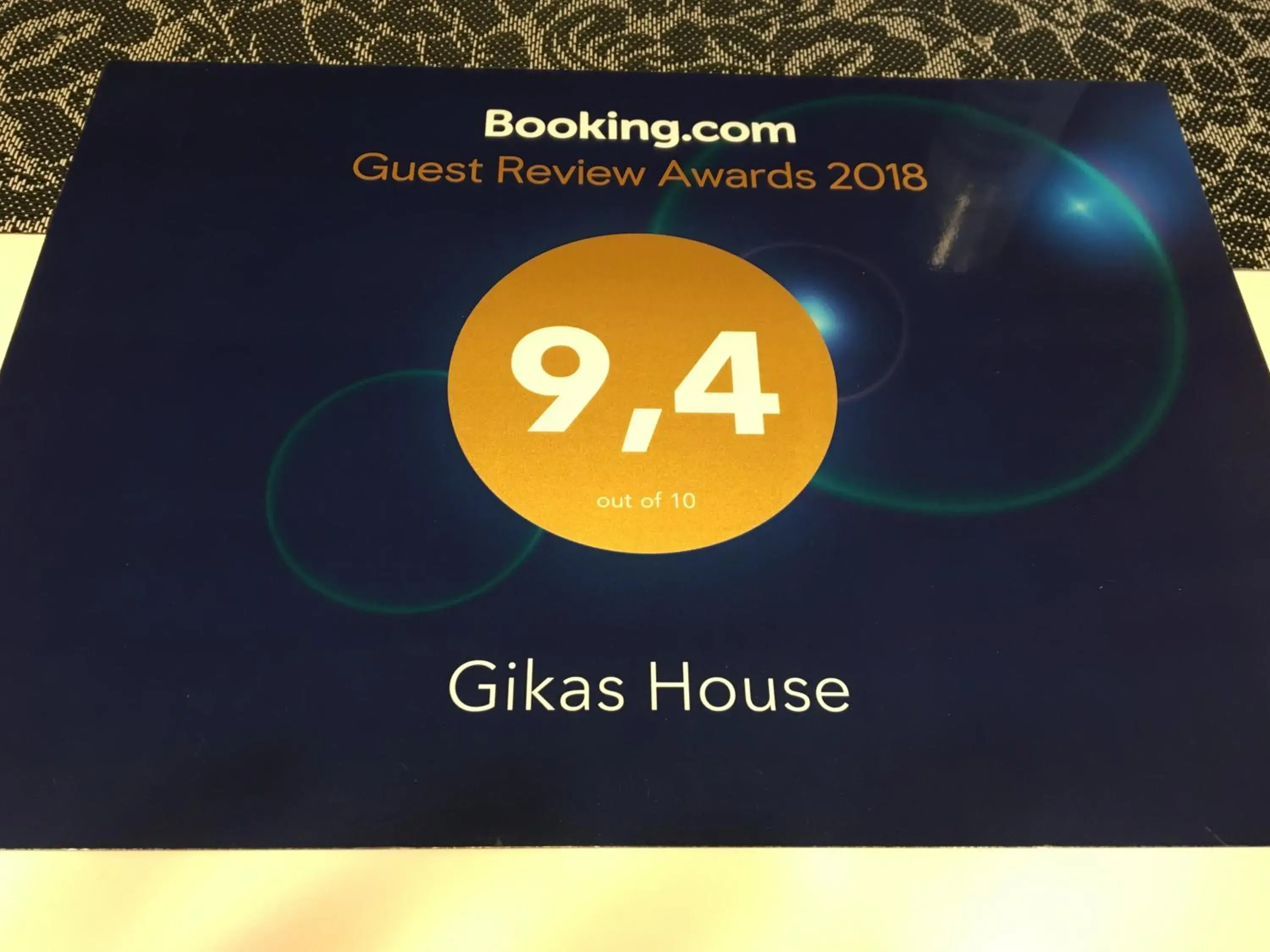 Certificate/Award in Palapart Gikas House Certificate/Award in Palapart Gikas House