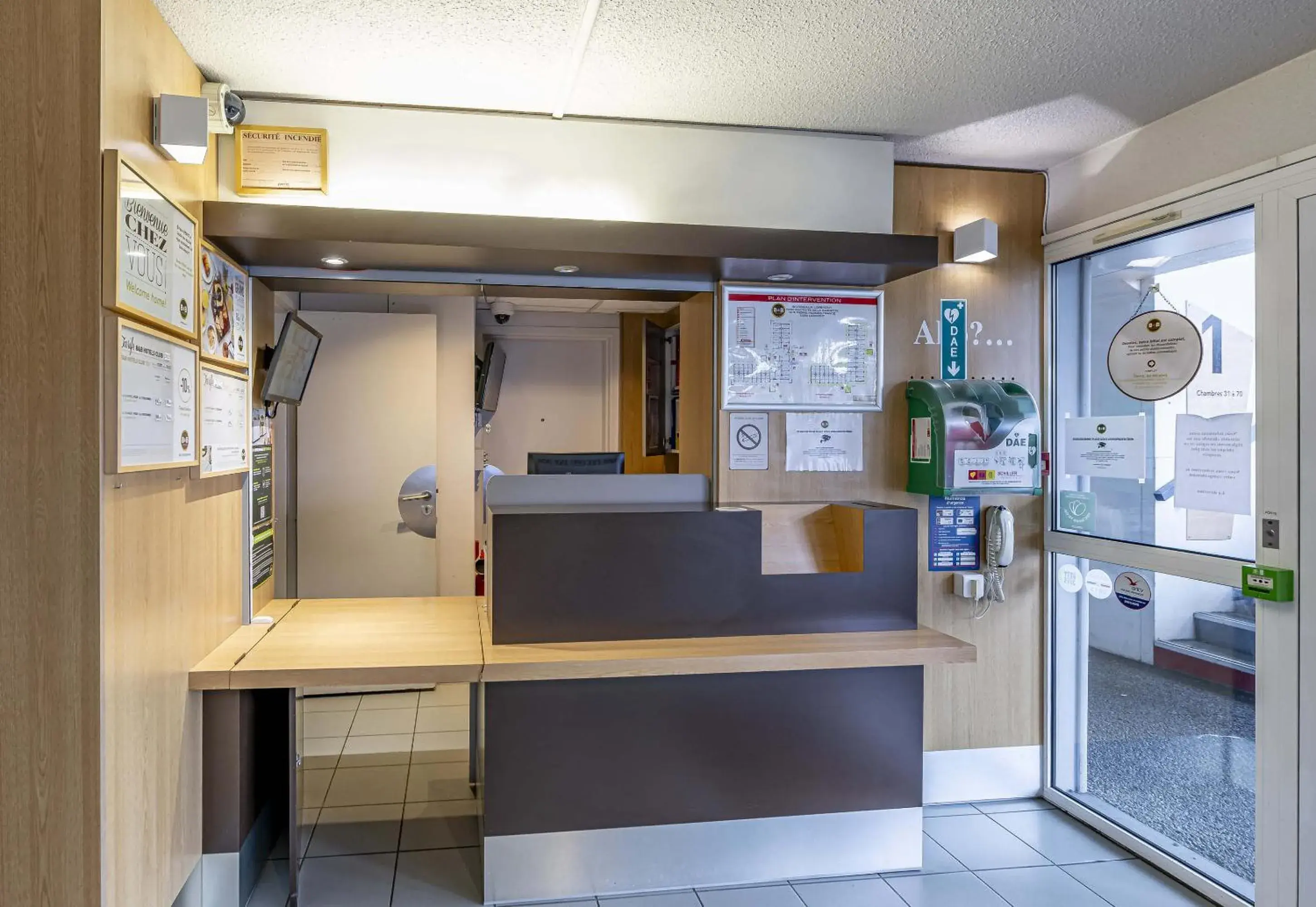 Lobby or reception in B&B HOTEL Bordeaux Lormont Lobby or reception in B&B HOTEL Bordeaux Lormont