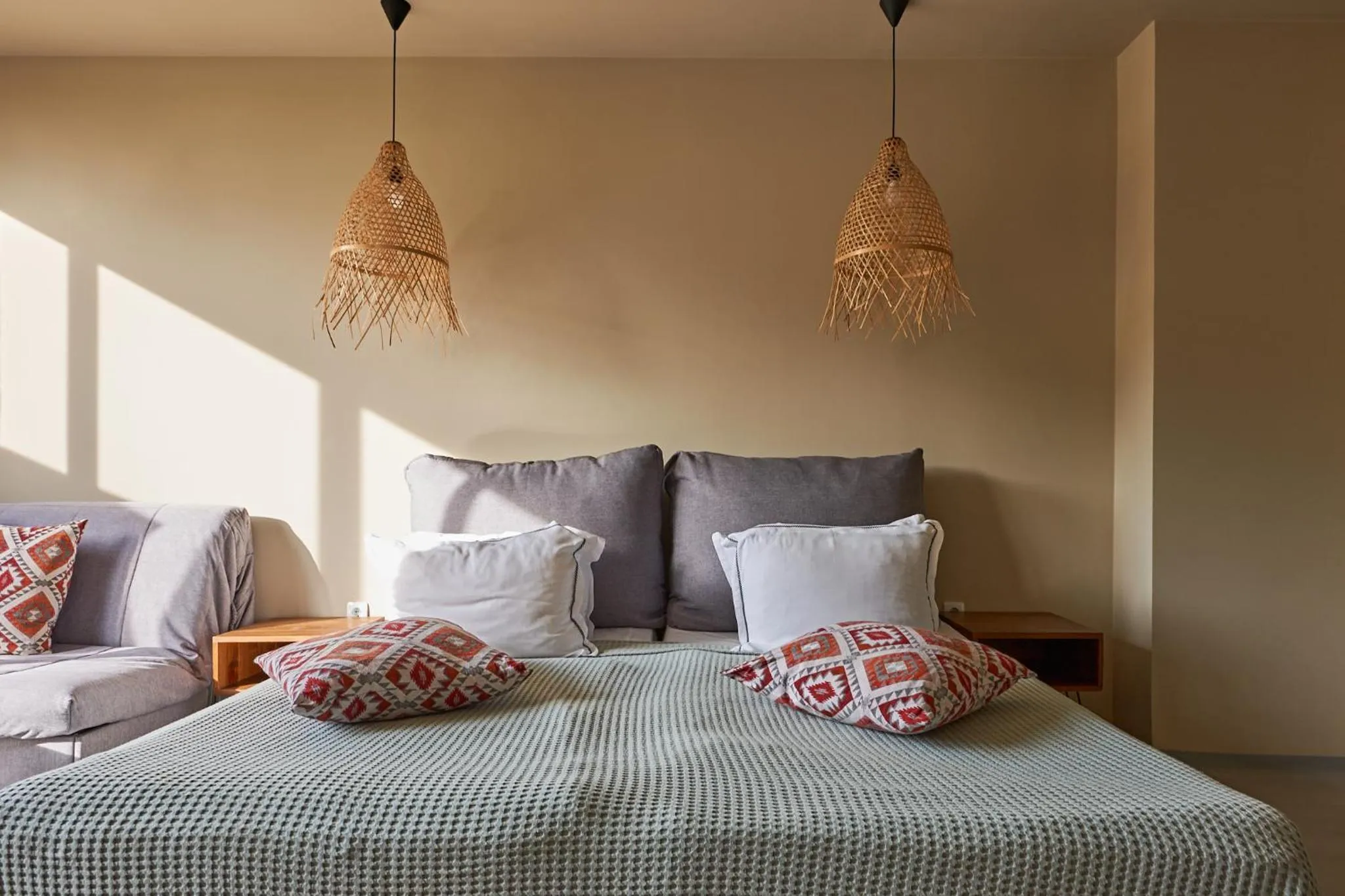 Living room, Bed in Sunny Beach Club - Adults Only #YouthfulVibes