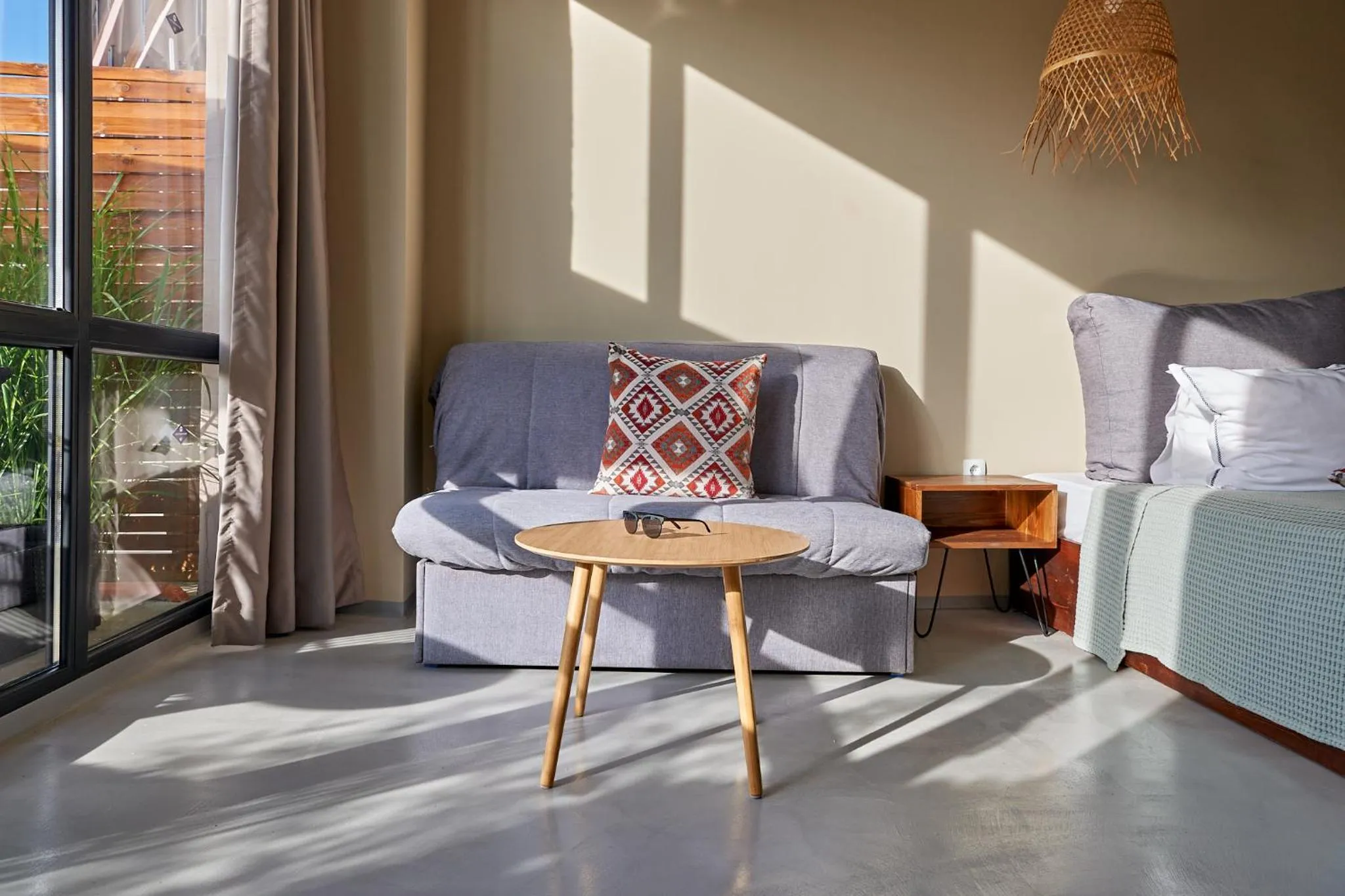 Living room, Bed in Sunny Beach Club - Adults Only #YouthfulVibes