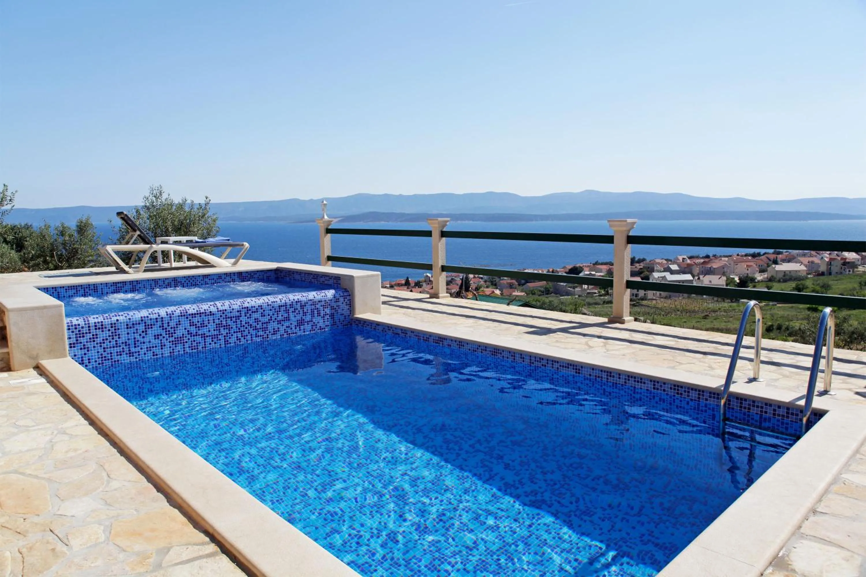 Pool view in Holiday home Nina