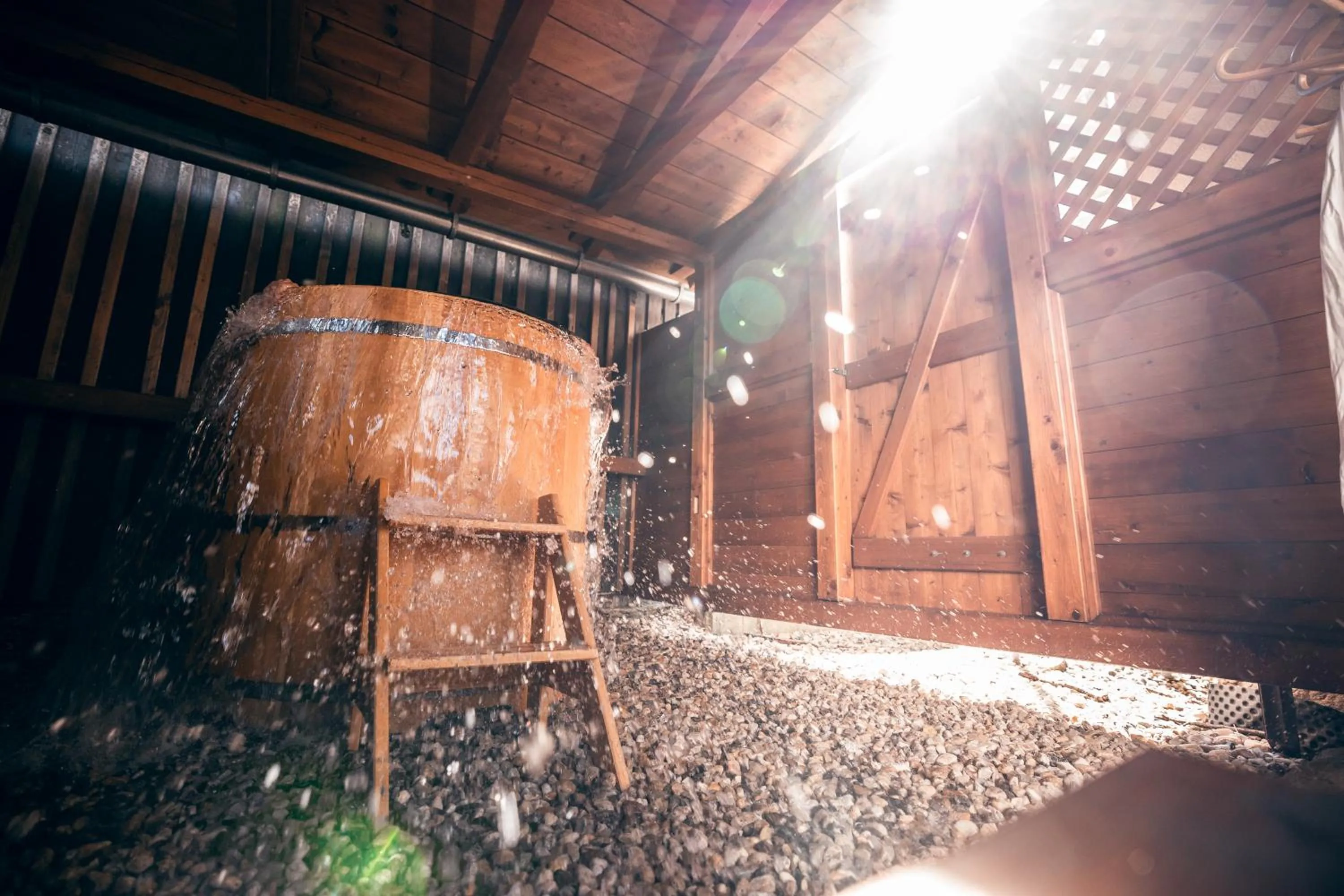 Sauna in Penzion Pivnice - Jítravský Dvorec