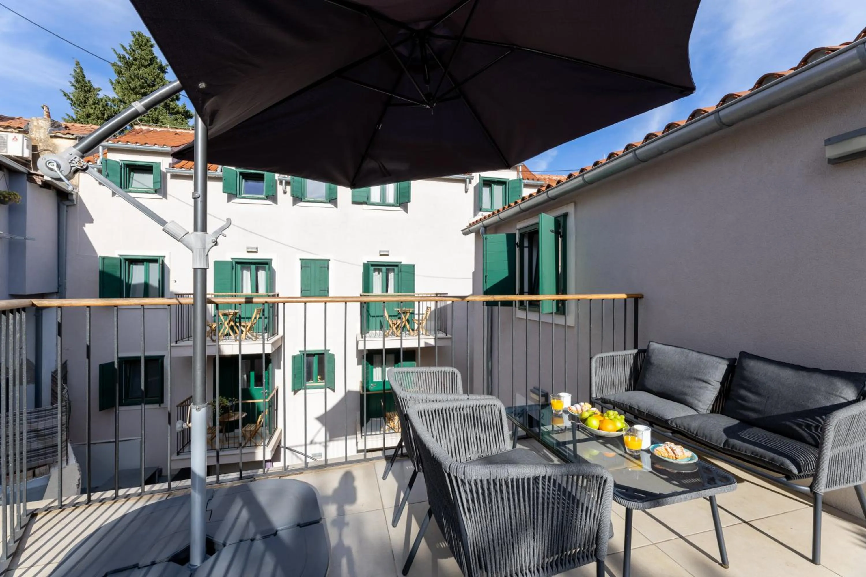 Balcony/Terrace in Apartments Korta