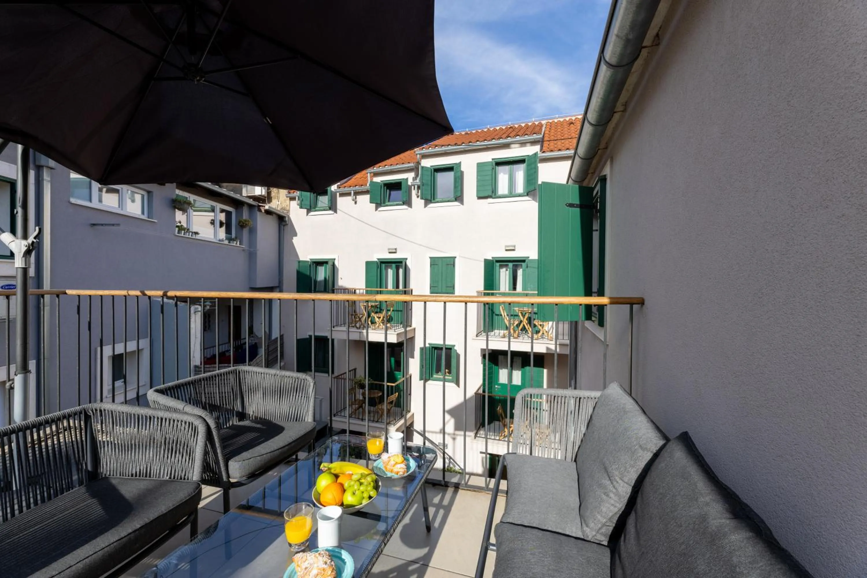 Balcony/Terrace in Apartments Korta