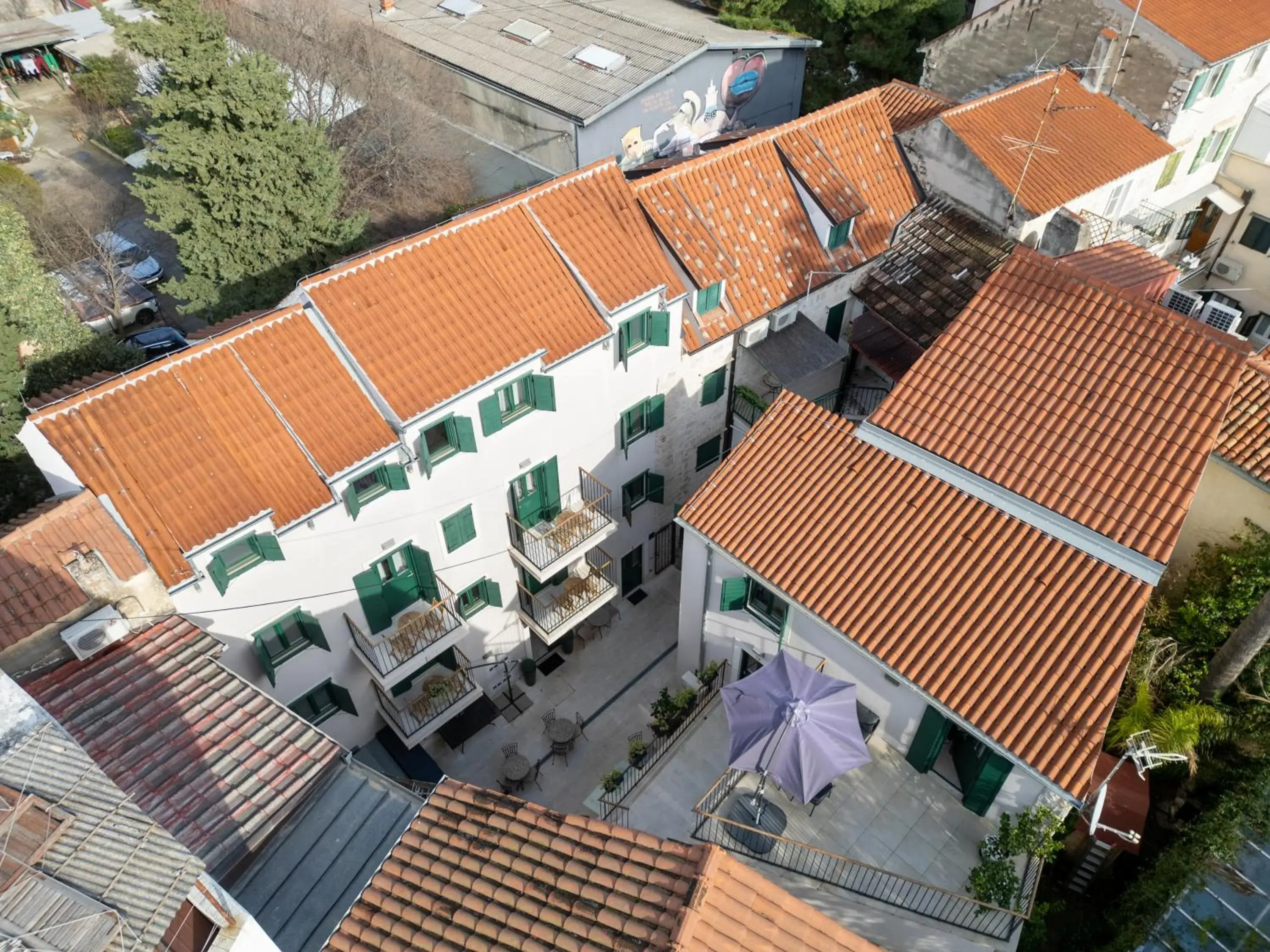 Bird's eye view in Apartments Korta Bird's eye view in Apartments Korta