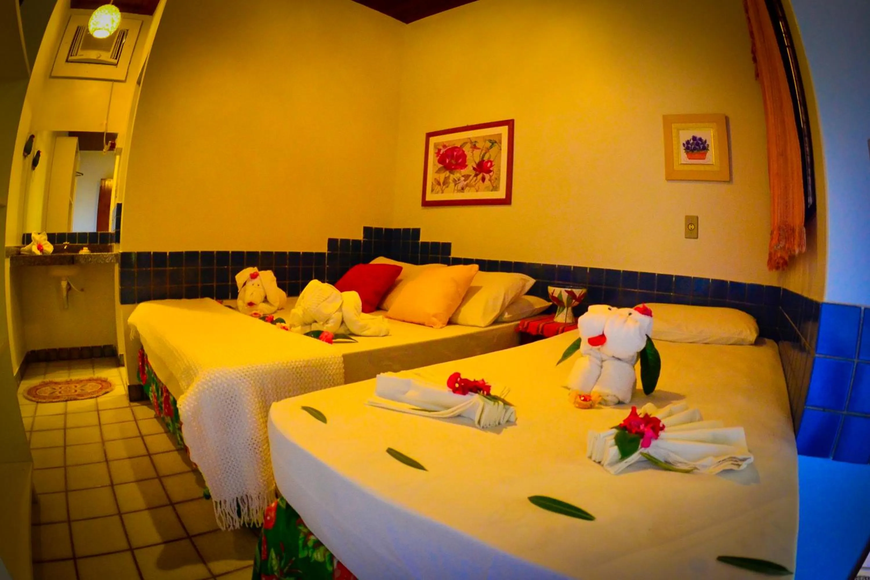 Photo of the whole room in Pousada das Bromélias