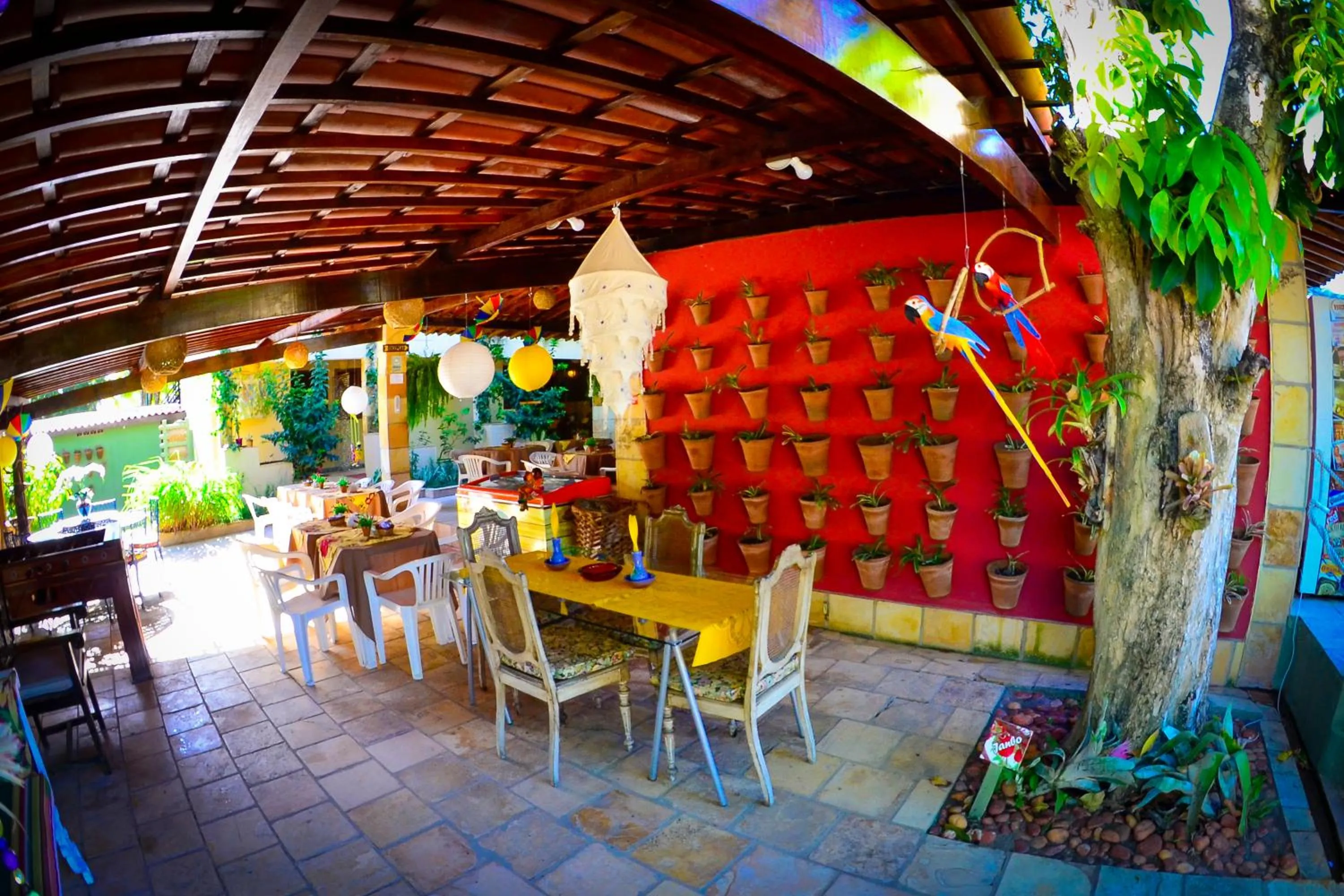 Patio in Pousada das Bromélias