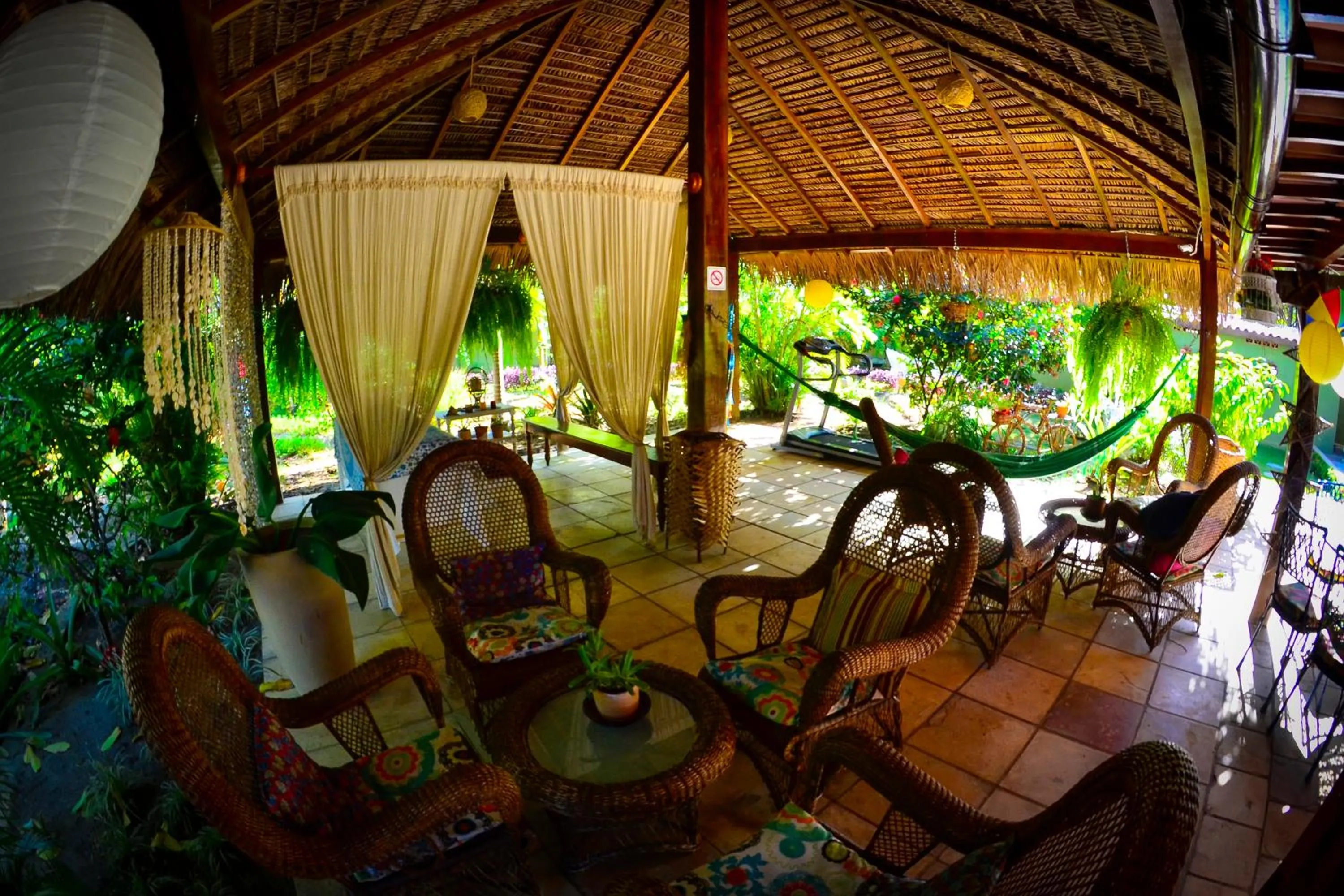 Patio in Pousada das Bromélias