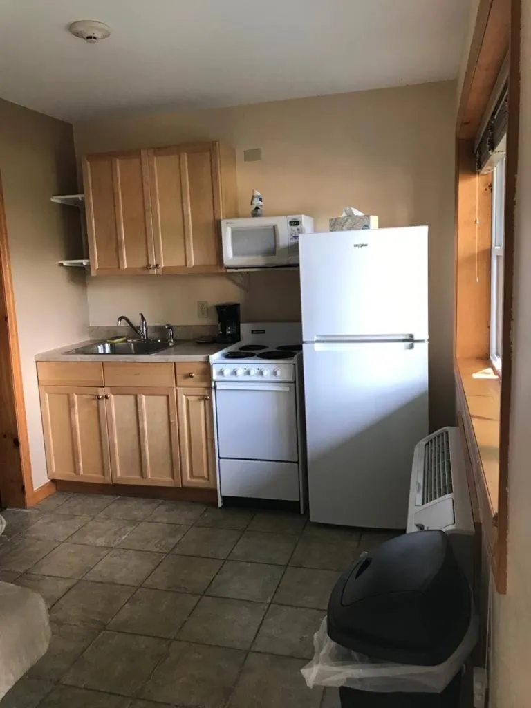Kitchen or kitchenette in The Sunview Motel