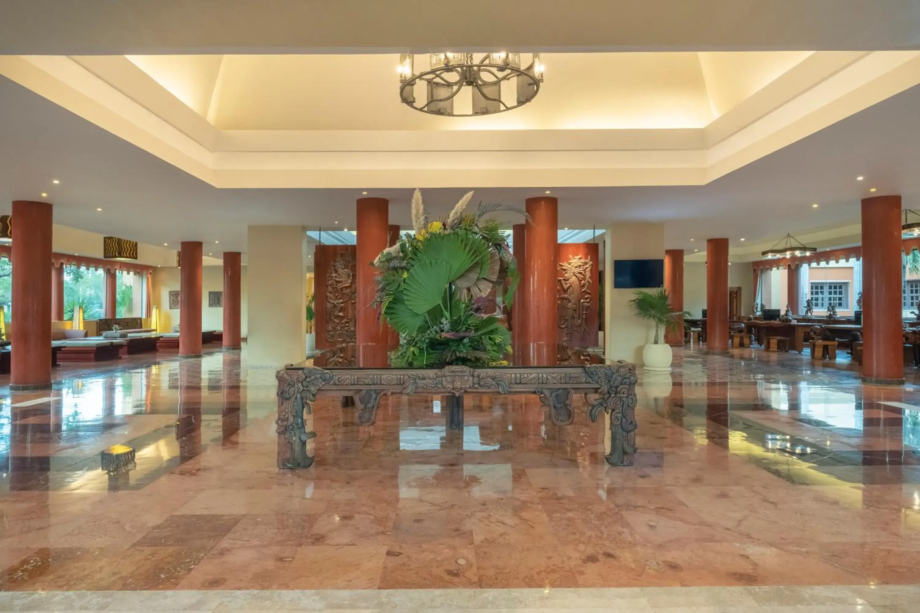 Lobby or reception in Iberostar Selection Paraíso Maya - All Inclusive Lobby or reception in Iberostar Selection Paraíso Maya - All Inclusive