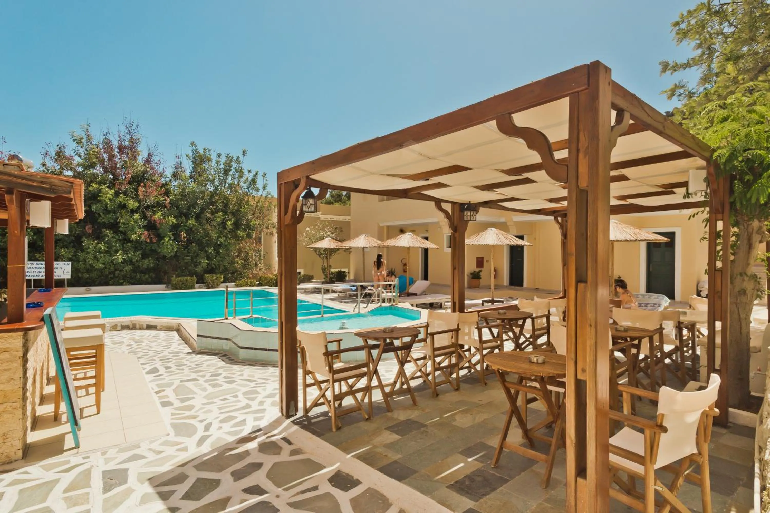 Lounge or bar in Kyra Panagia Hotel