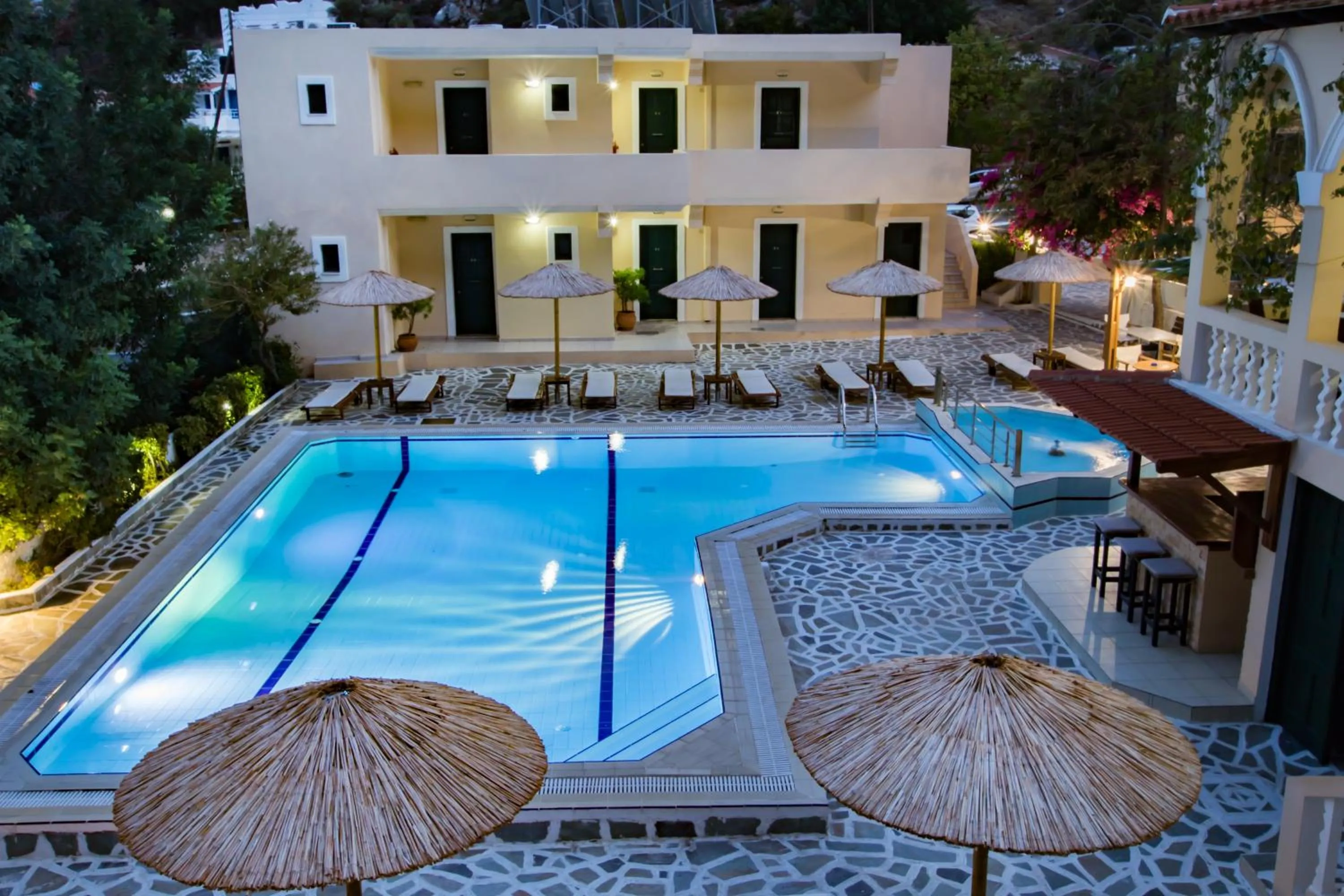 Swimming pool in Kyra Panagia Hotel