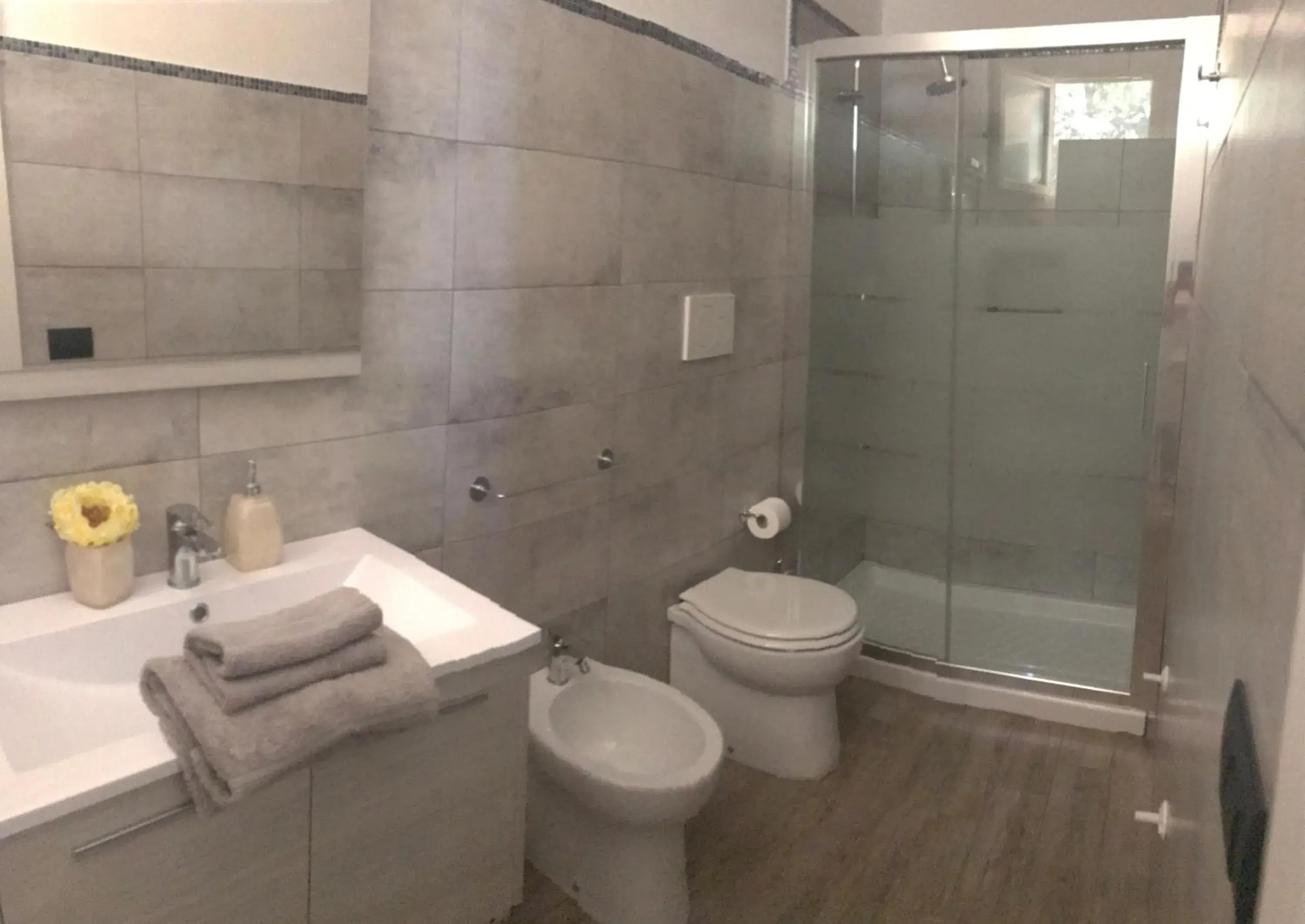 Triple Room with Private Bathroom in B&B Villa Jonica Triple Room with Private Bathroom in B&B Villa Jonica
