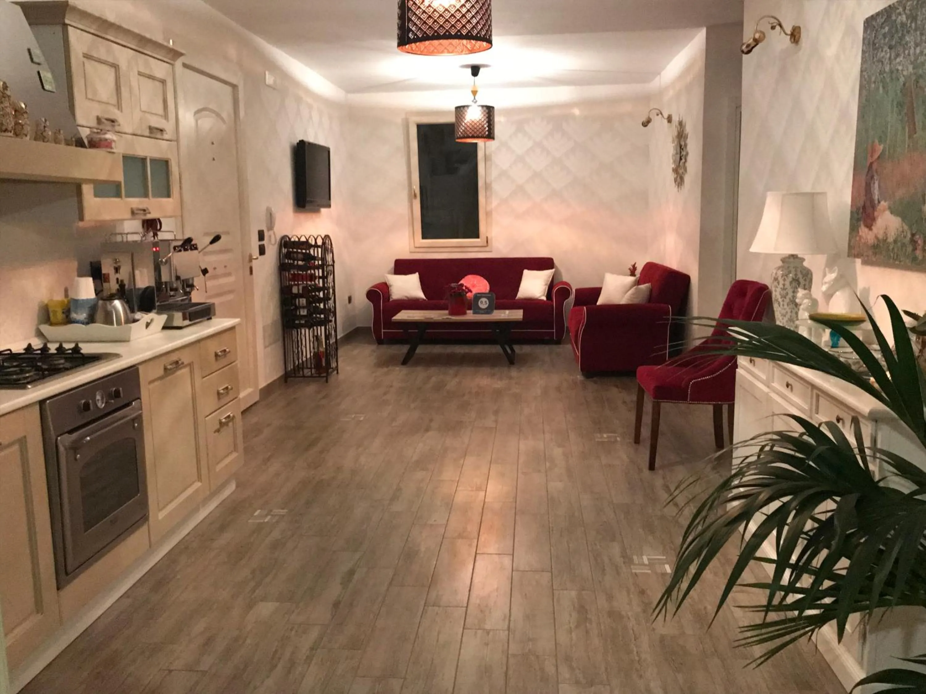 Living room in B&B Villa Jonica