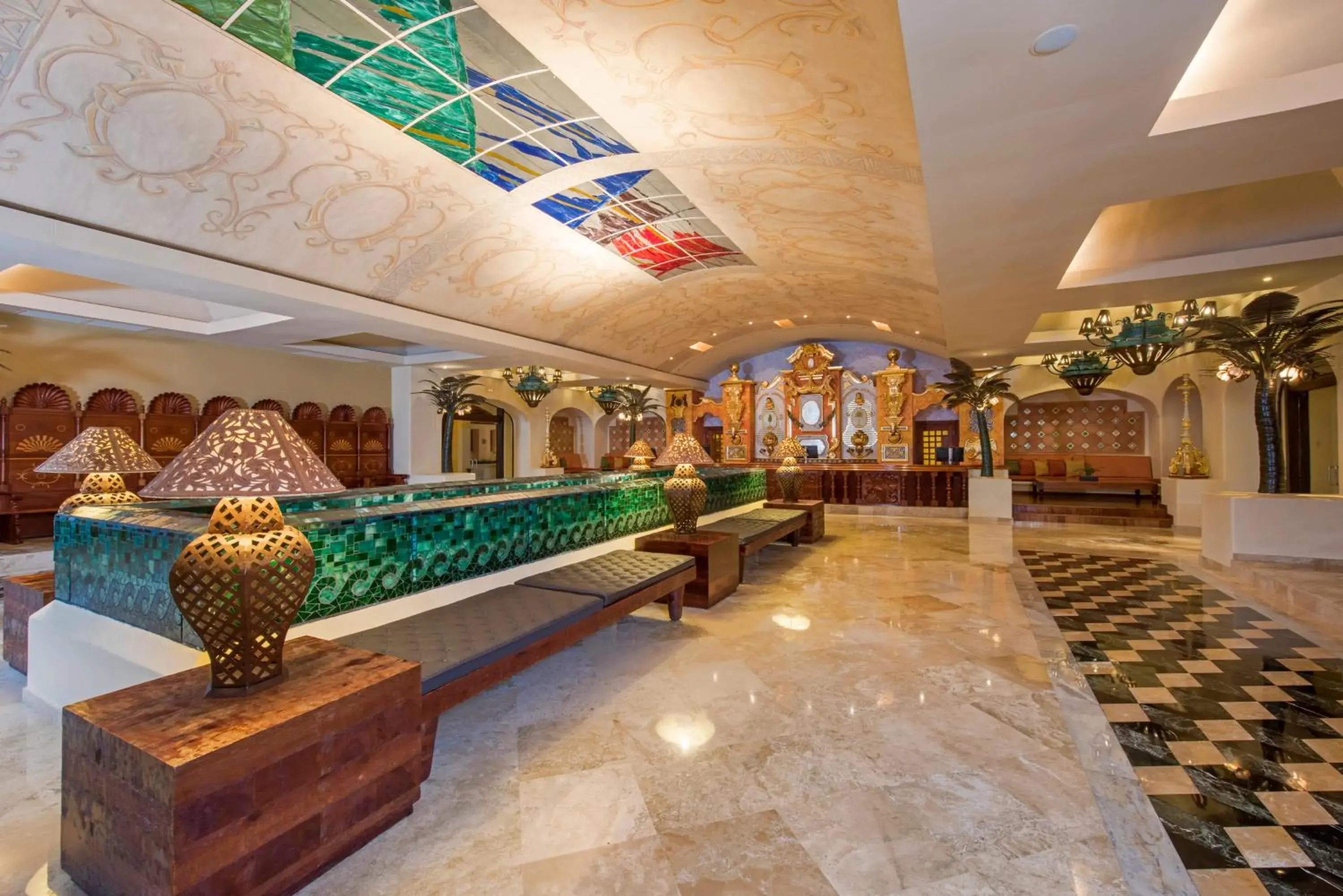 Lobby or reception in Iberostar Selection Paraíso Lindo - All Inclusive Lobby or reception in Iberostar Selection Paraíso Lindo - All Inclusive