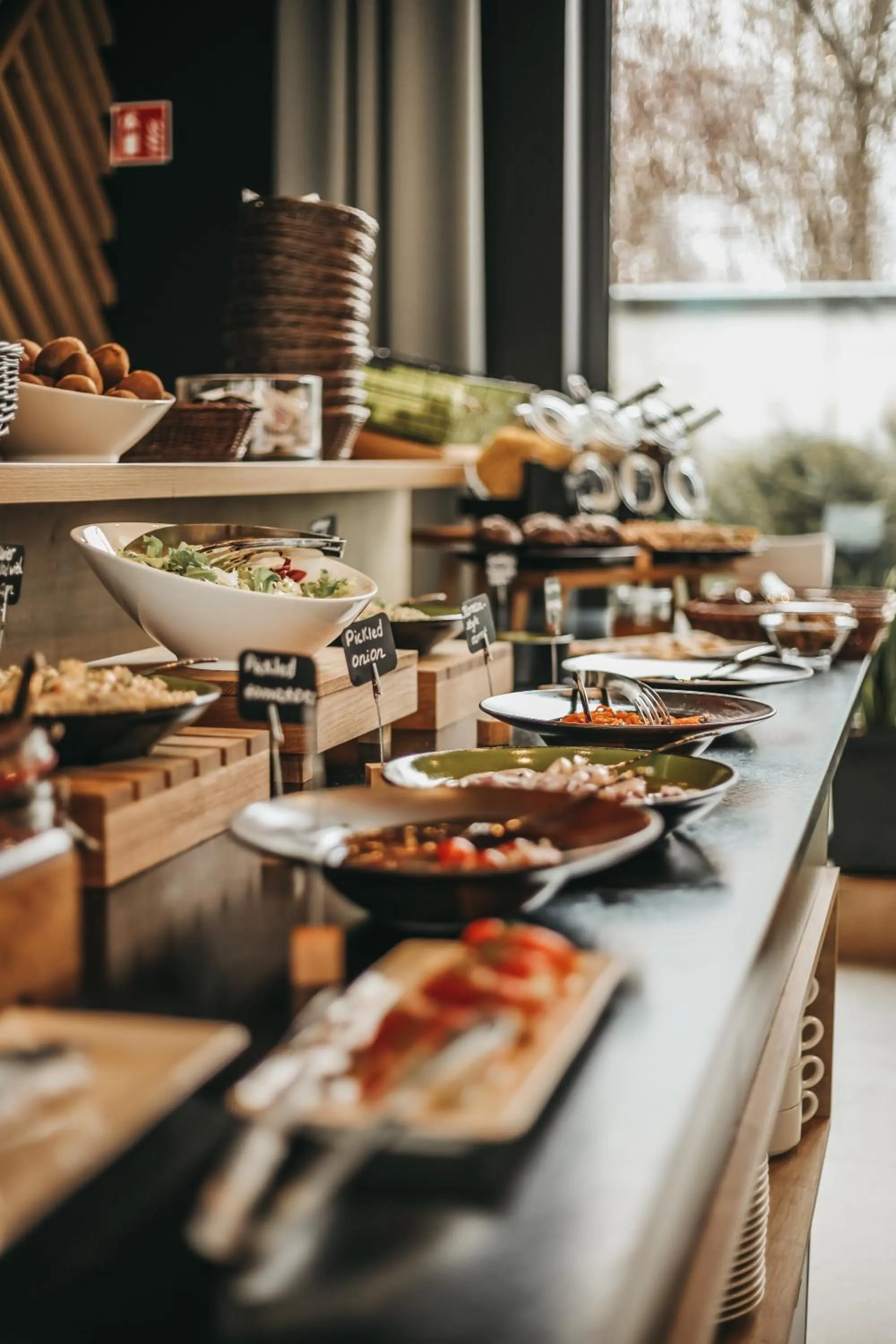 Buffet breakfast in Air Hotel