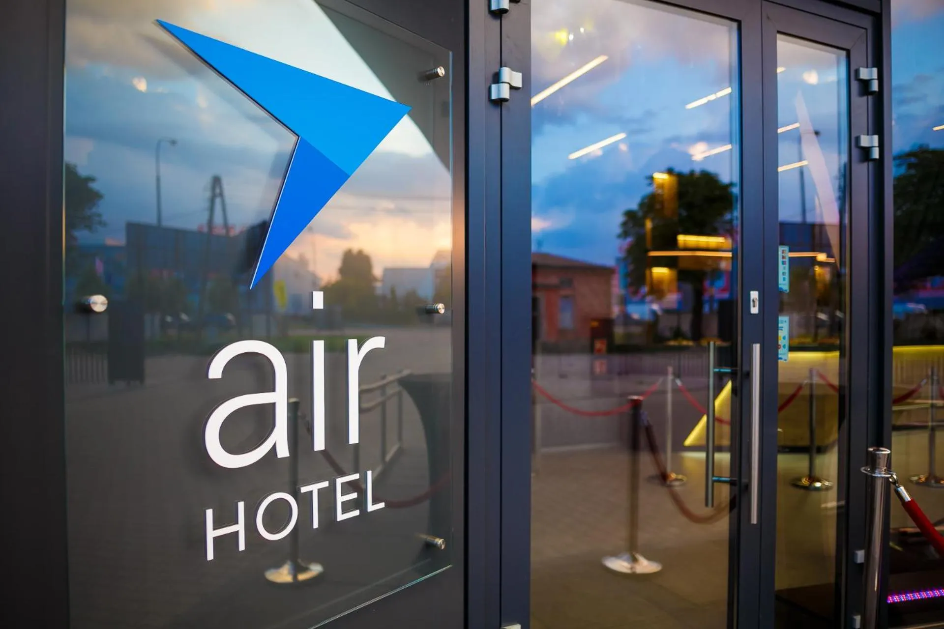 Facade/entrance in Air Hotel