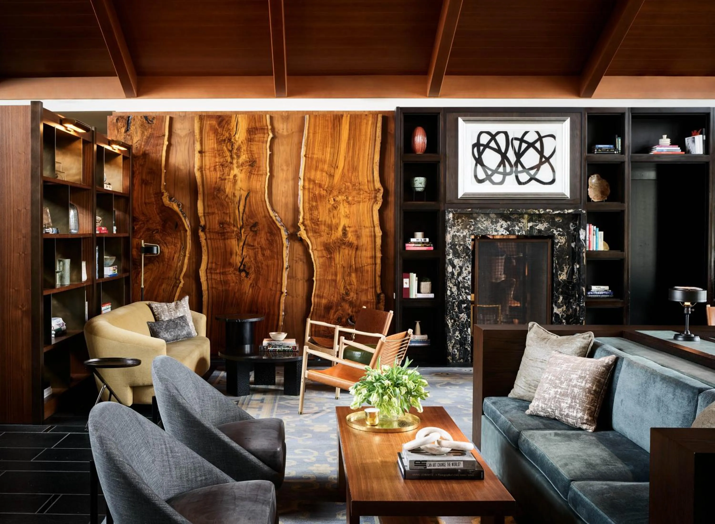 Library in Rosewood Sand Hill