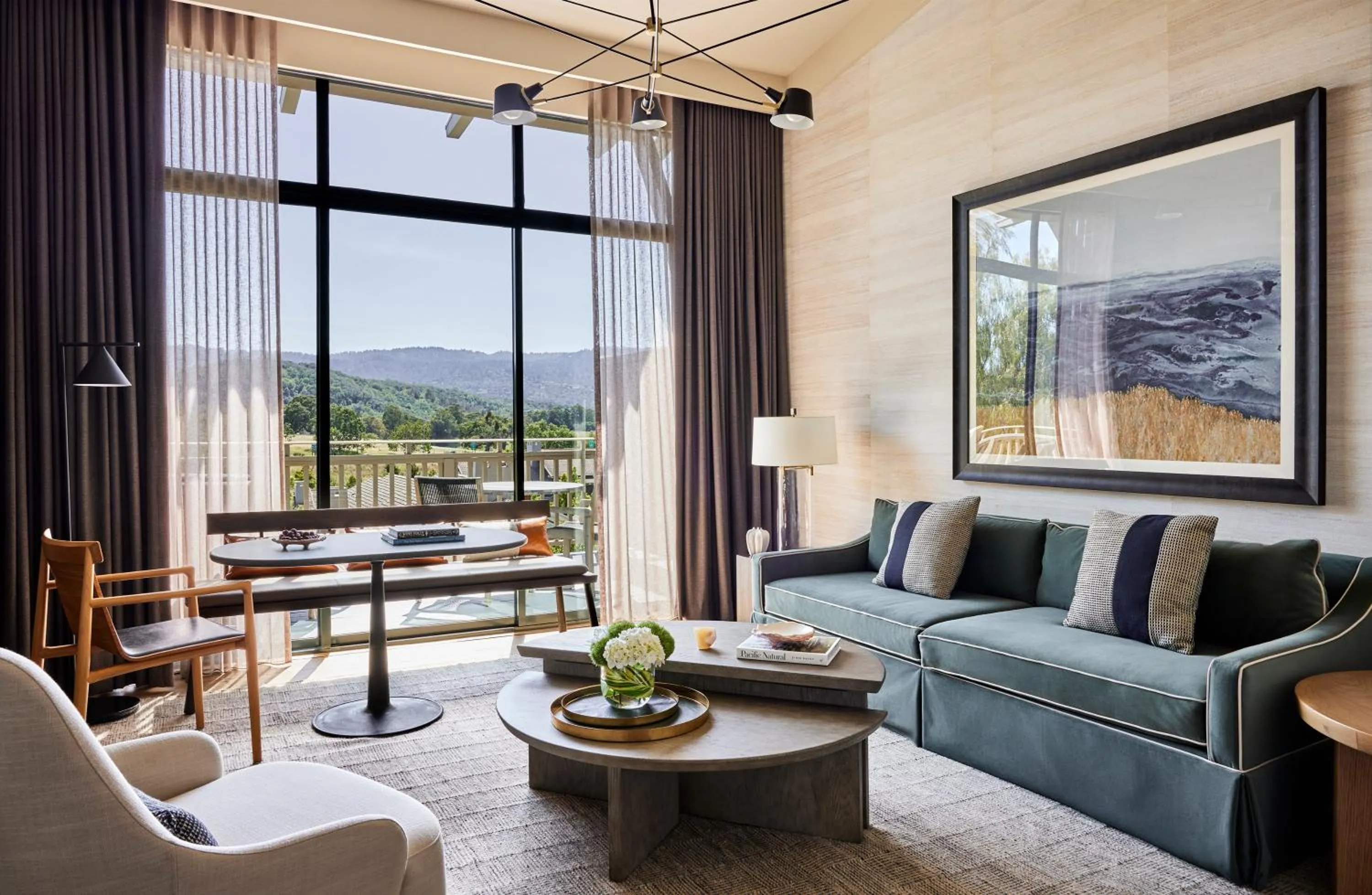 Living room in Rosewood Sand Hill